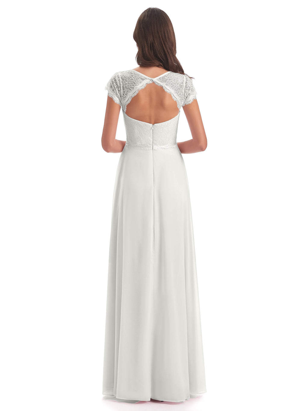 Amelia Sheatch Cap Sleeves Lace Bridesmaid Dresses