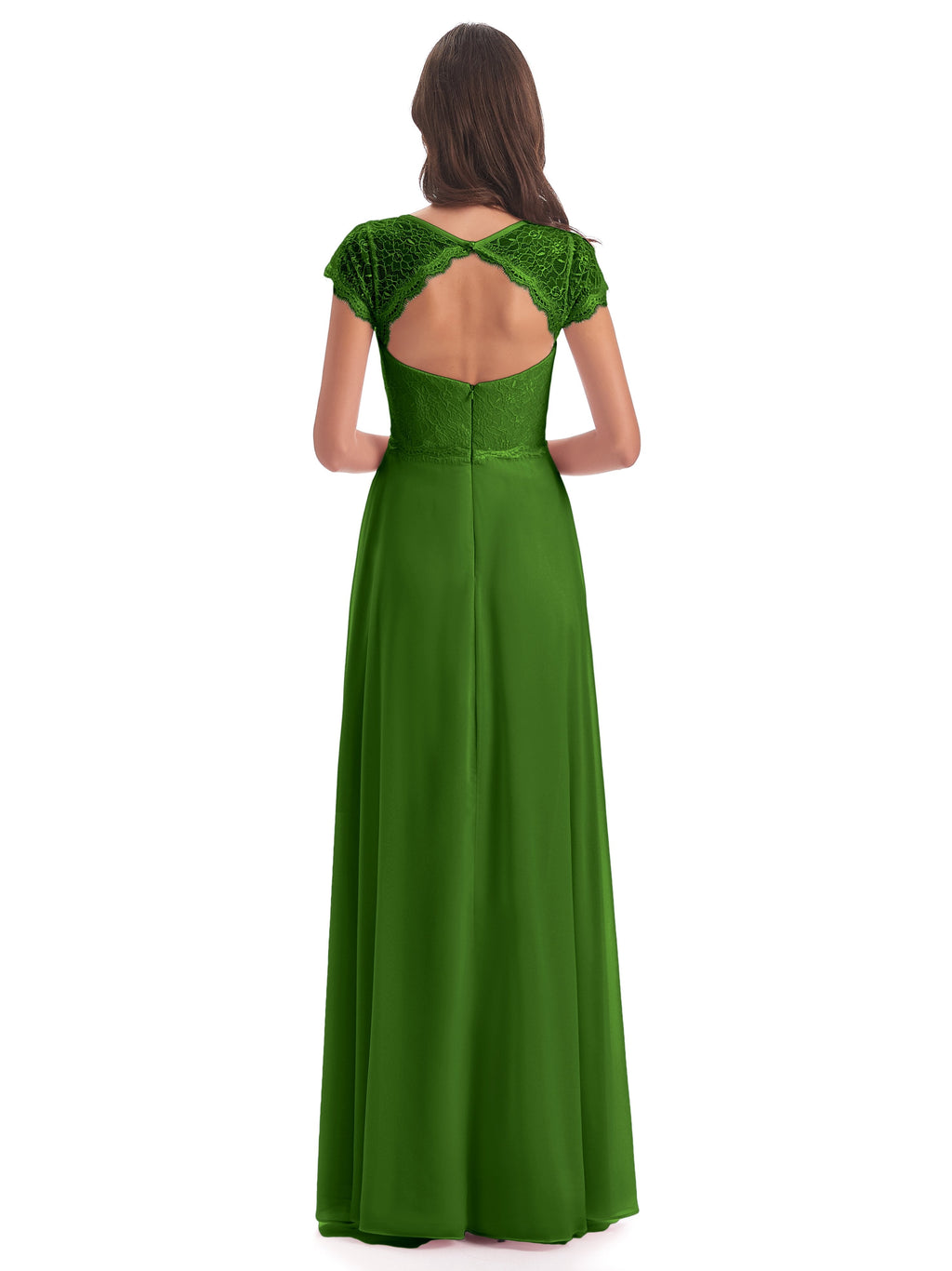Amelia Sheatch Cap Sleeves Lace Bridesmaid Dresses