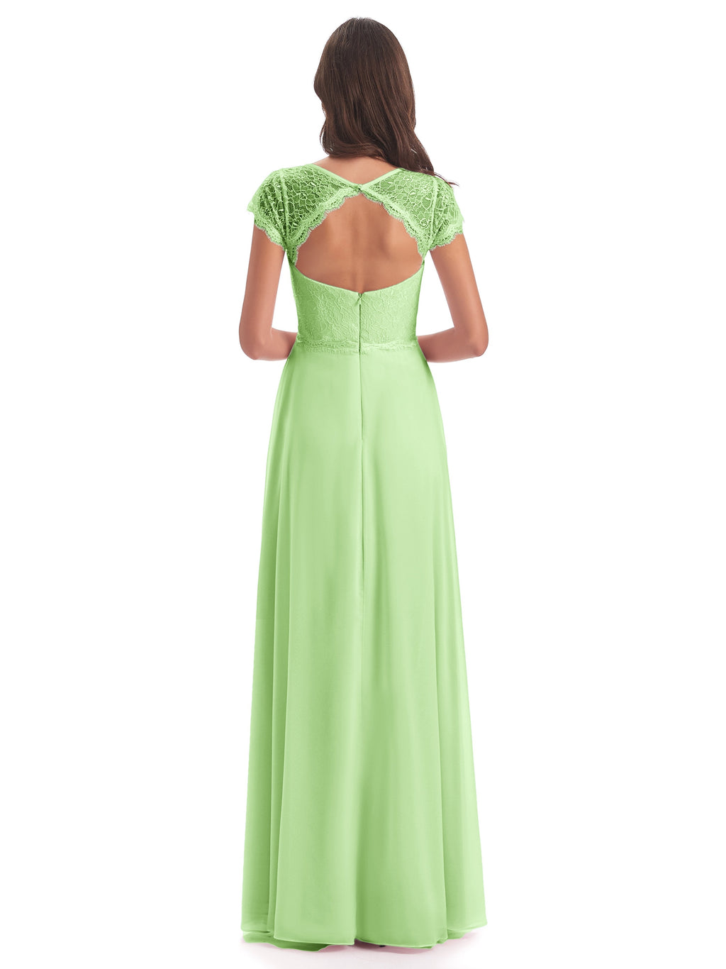 Amelia Sheatch Cap Sleeves Lace Bridesmaid Dresses