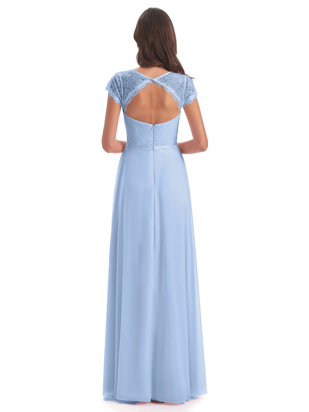 Amelia Sheatch Cap Sleeves Lace Bridesmaid Dresses