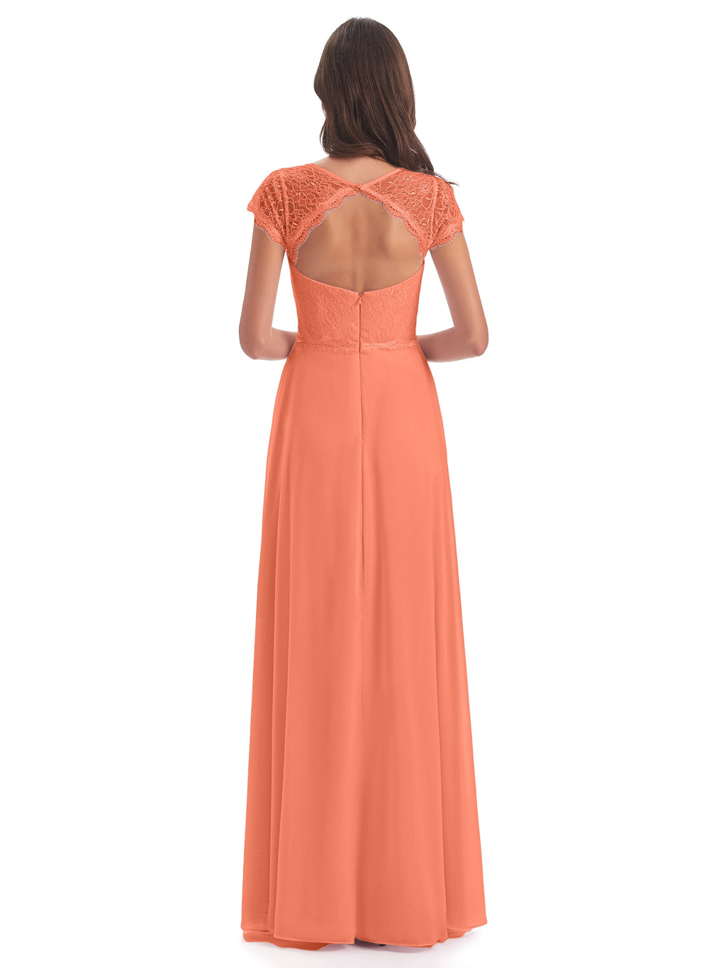 Amelia Sheatch Cap Sleeves Lace Bridesmaid Dresses