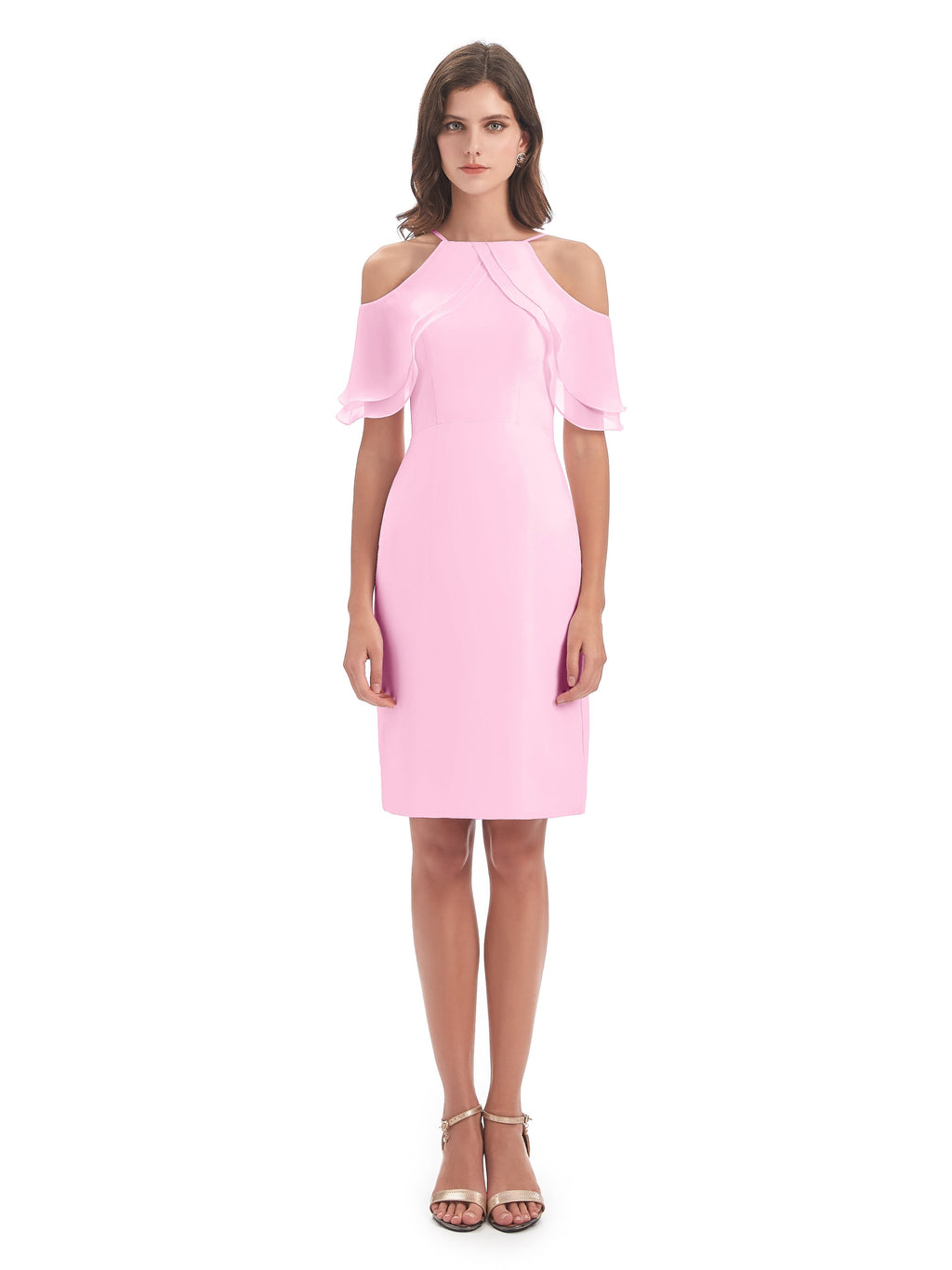 Aranza Off The Shoulder Knee Length Bridesmaid Dresses
