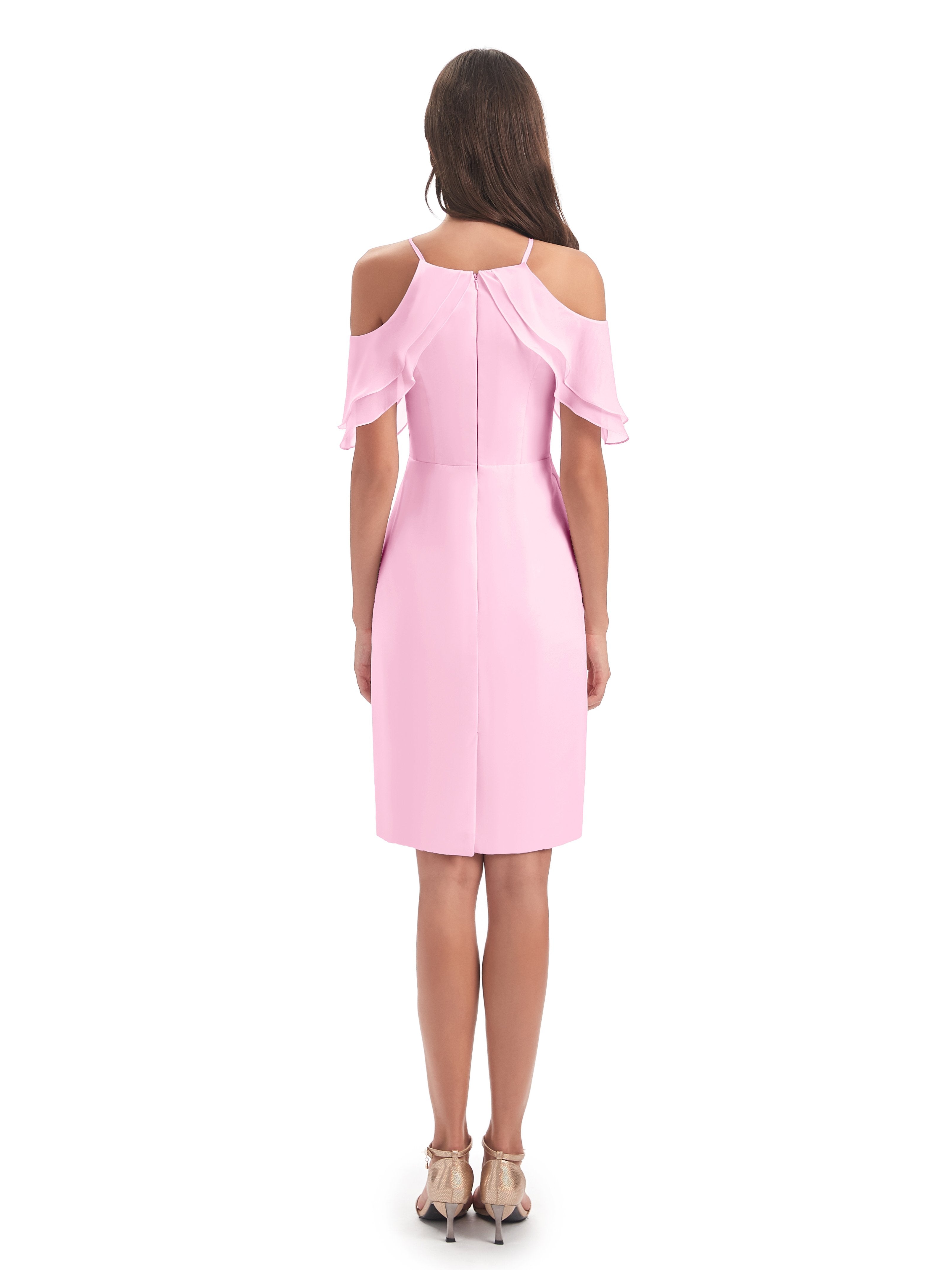 Aranza Off The Shoulder Knee Length Bridesmaid Dresses