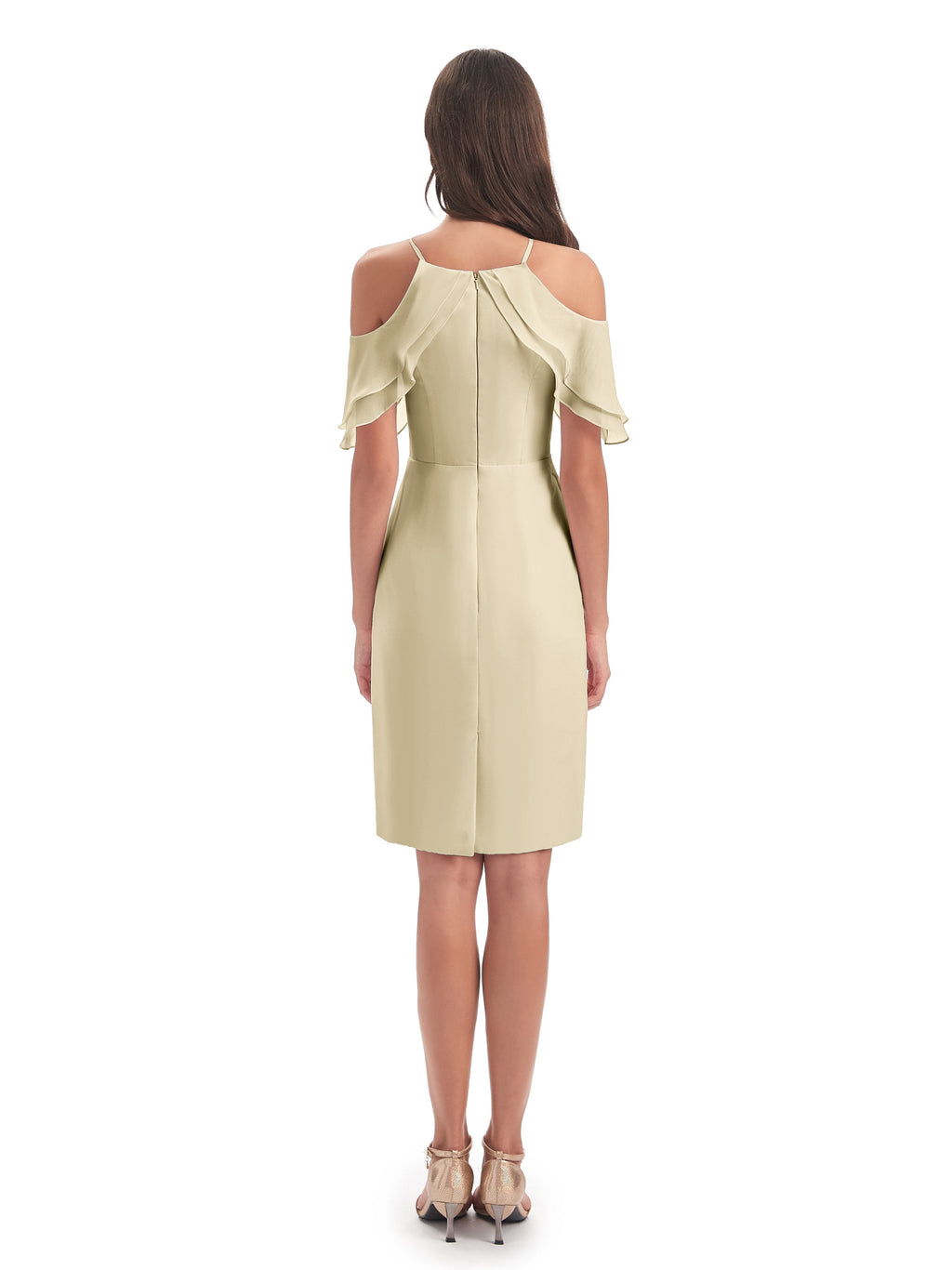 Aranza Off The Shoulder Knee Length Bridesmaid Dresses