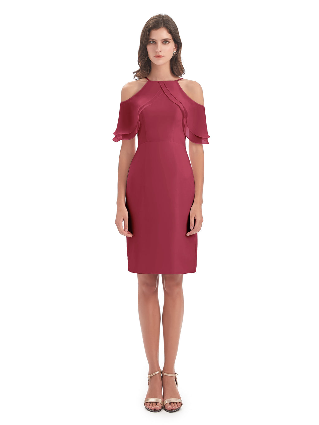 Aranza Off The Shoulder Knee Length Bridesmaid Dresses