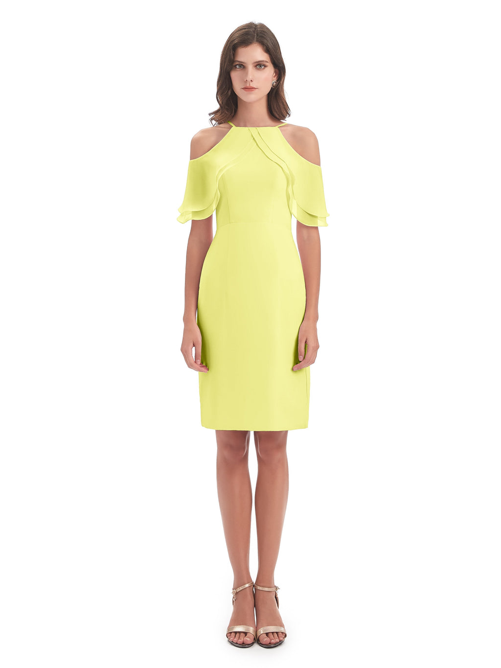 Aranza Off The Shoulder Knee Length Bridesmaid Dresses