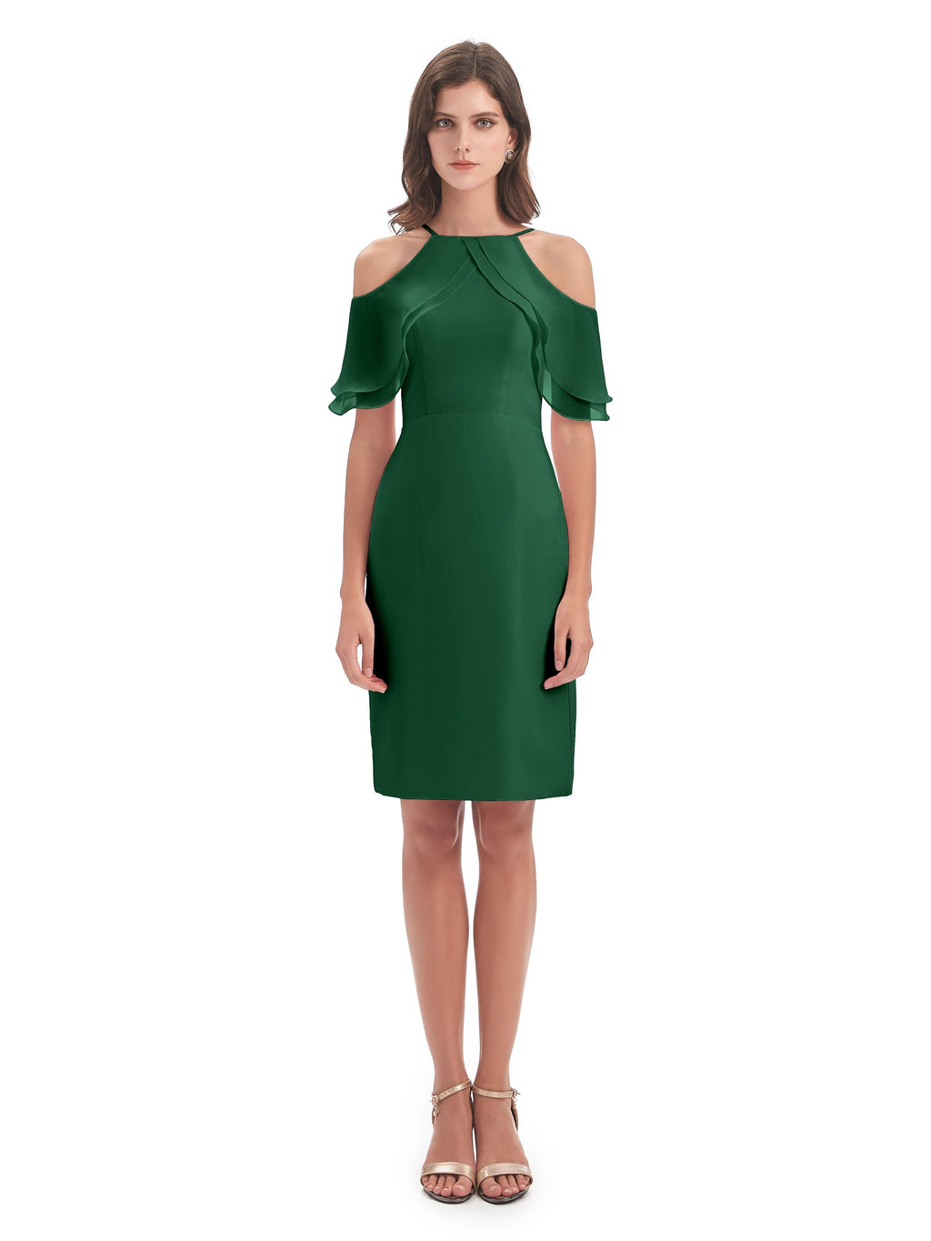Aranza Off The Shoulder Knee Length Bridesmaid Dresses