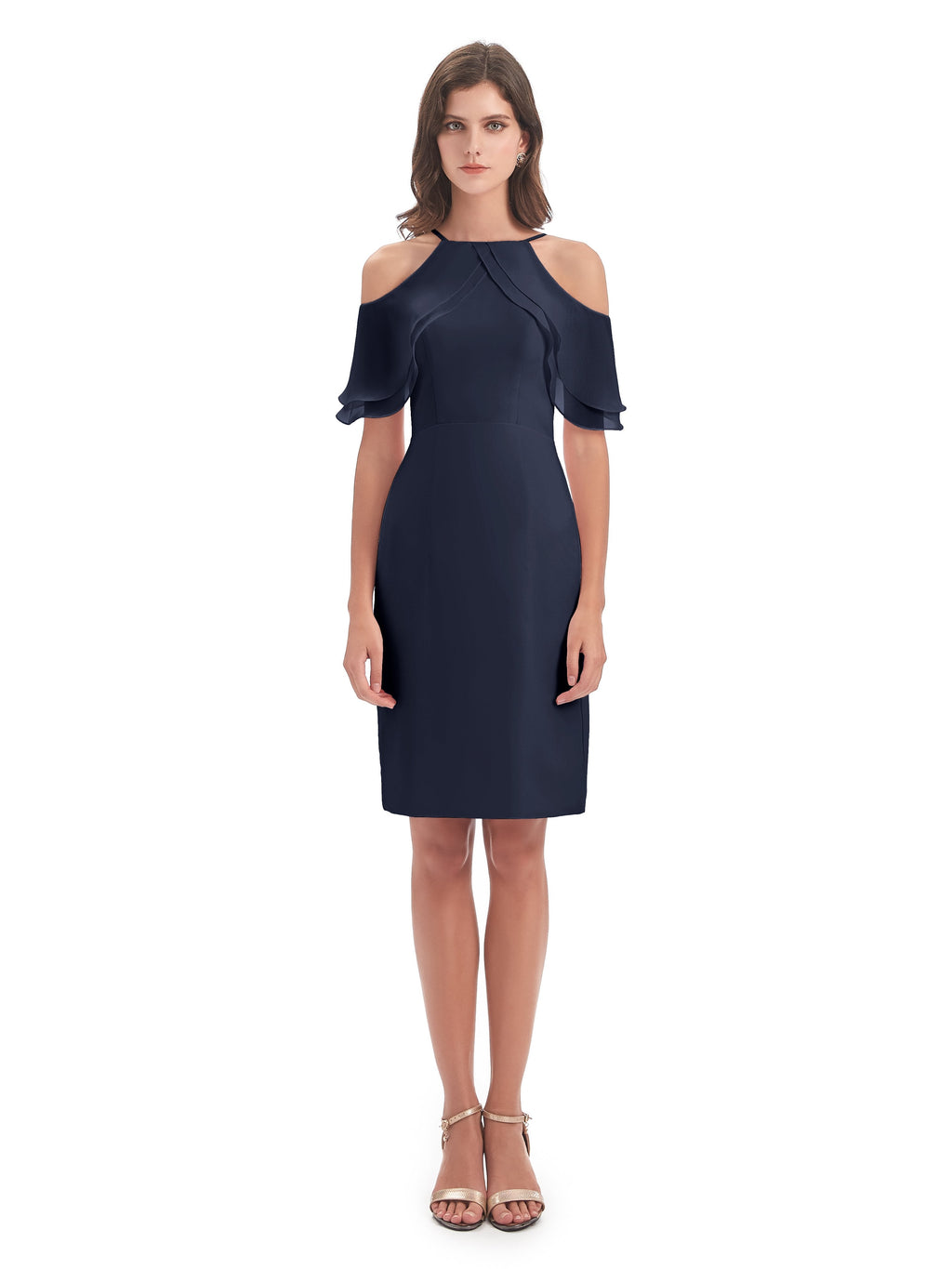 Aranza Off The Shoulder Knee Length Bridesmaid Dresses