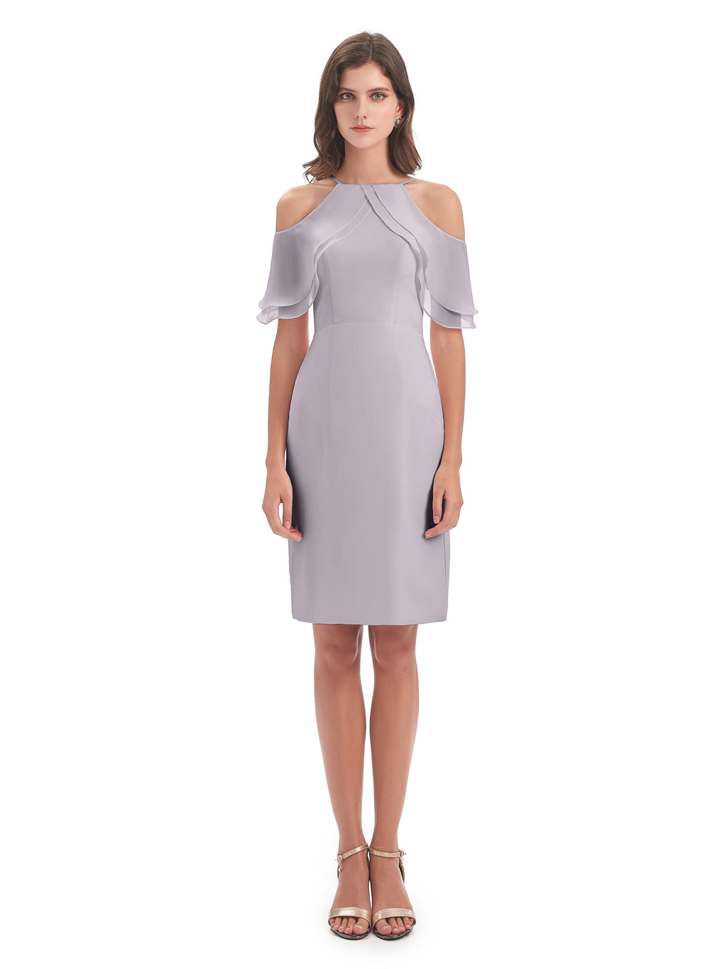 Aranza Off The Shoulder Knee Length Bridesmaid Dresses