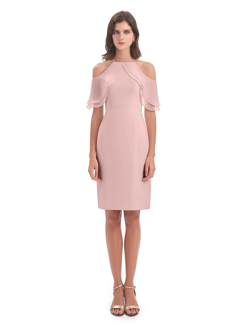 Aranza Off The Shoulder Knee Length Bridesmaid Dresses