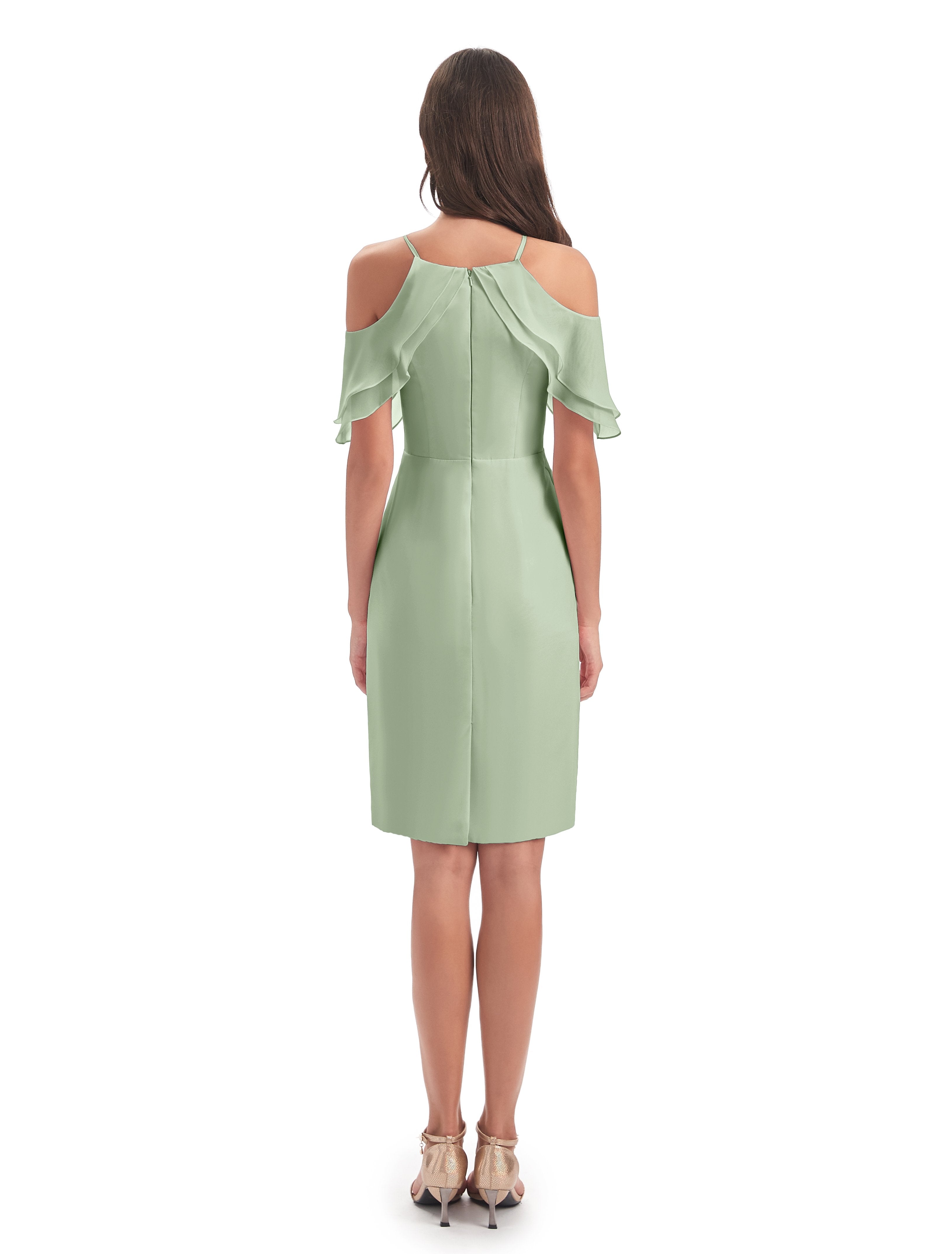 Aranza Off The Shoulder Knee Length Bridesmaid Dresses