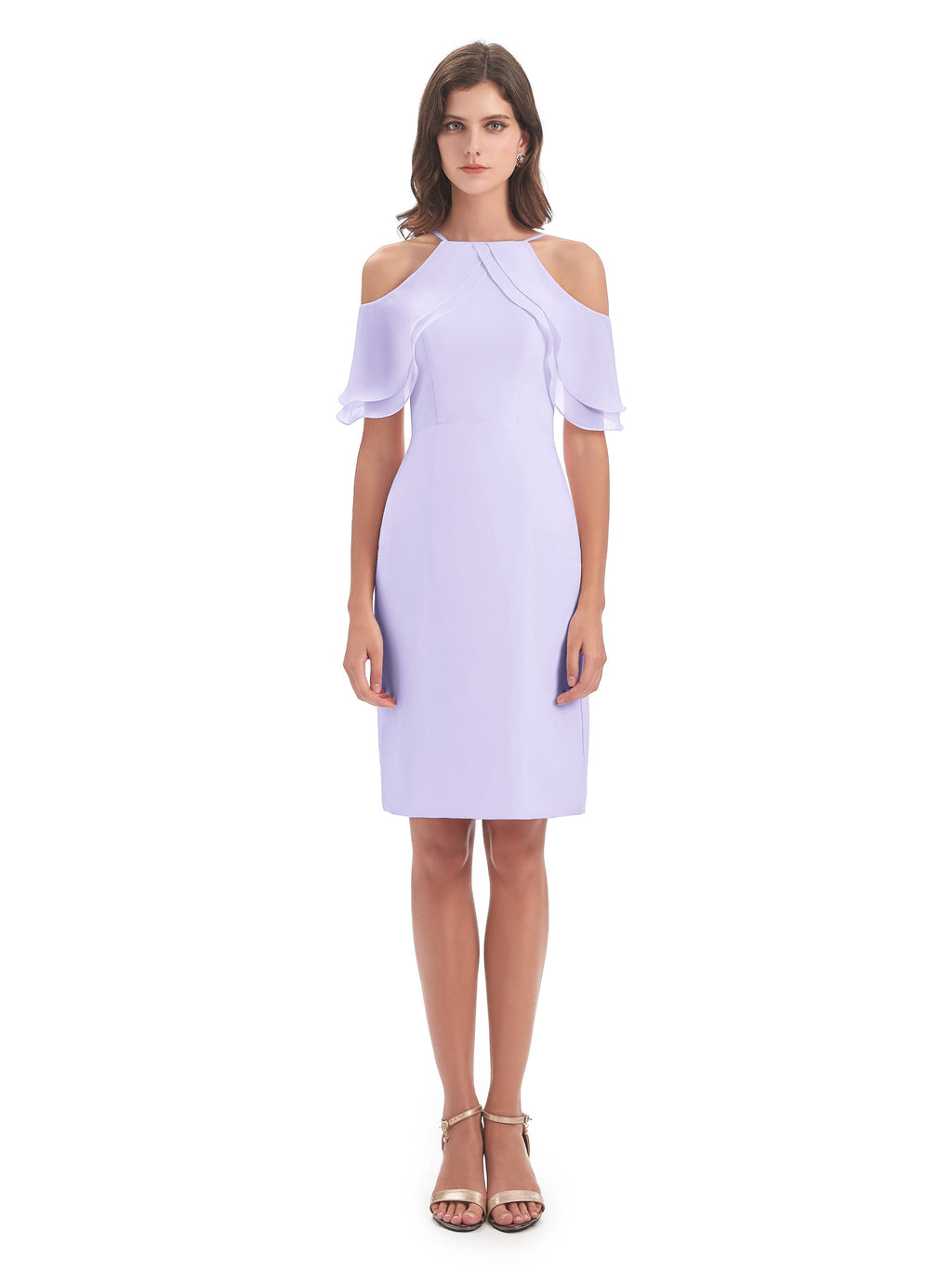 Aranza Off The Shoulder Knee Length Bridesmaid Dresses
