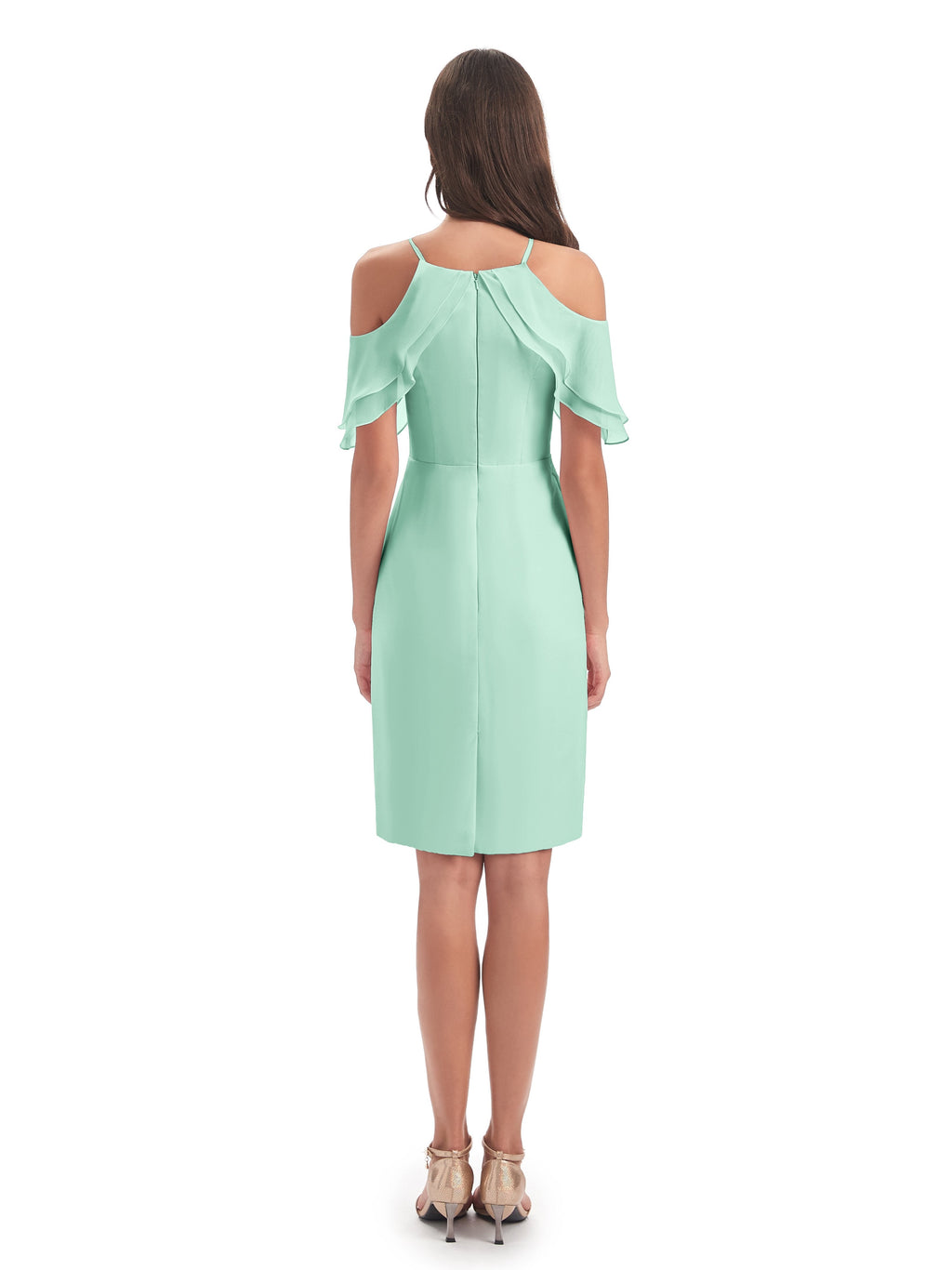 Aranza Off The Shoulder Knee Length Bridesmaid Dresses