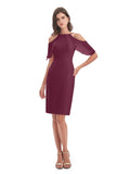 Aranza Off The Shoulder Knee Length Bridesmaid Dresses