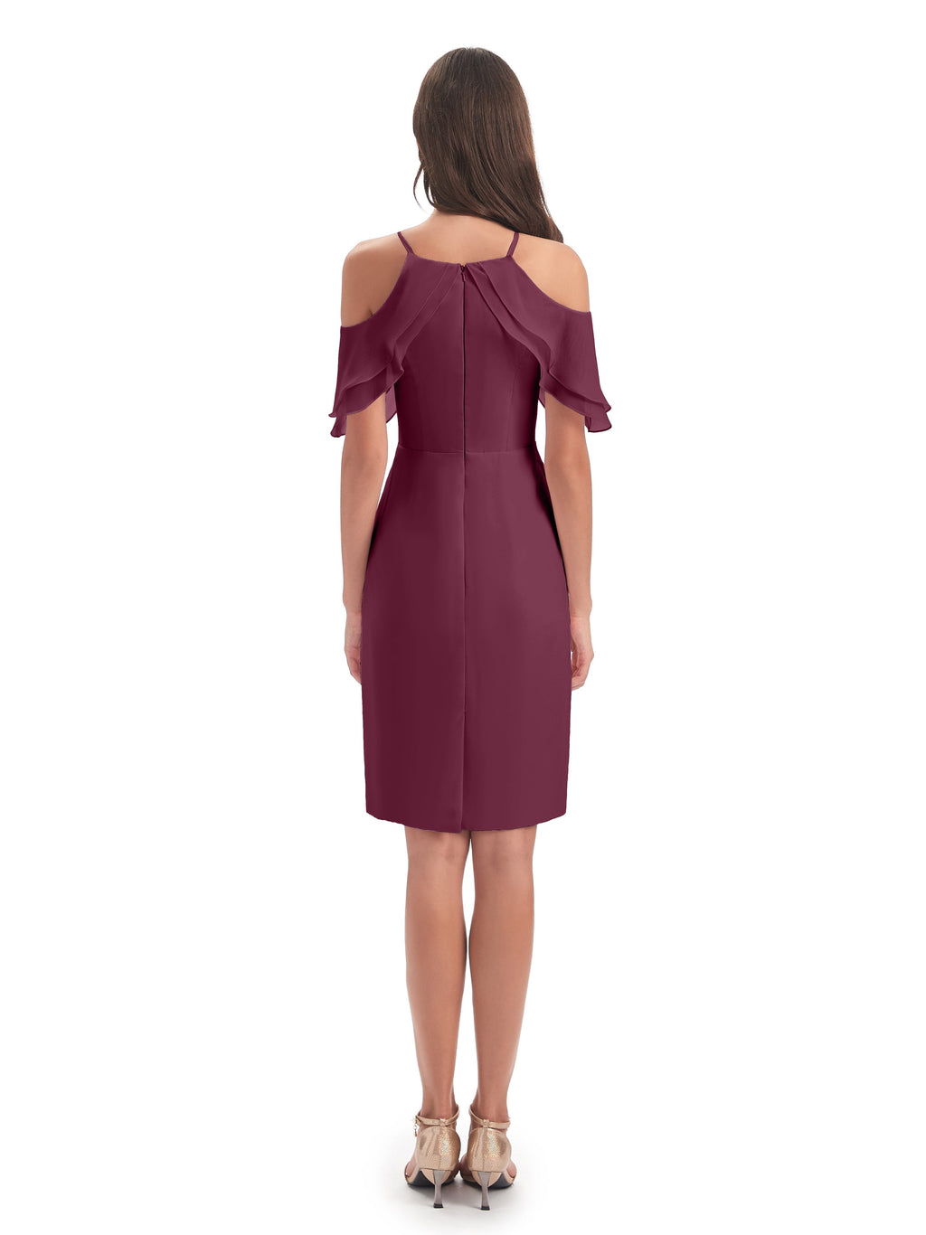 Aranza Off The Shoulder Knee Length Bridesmaid Dresses