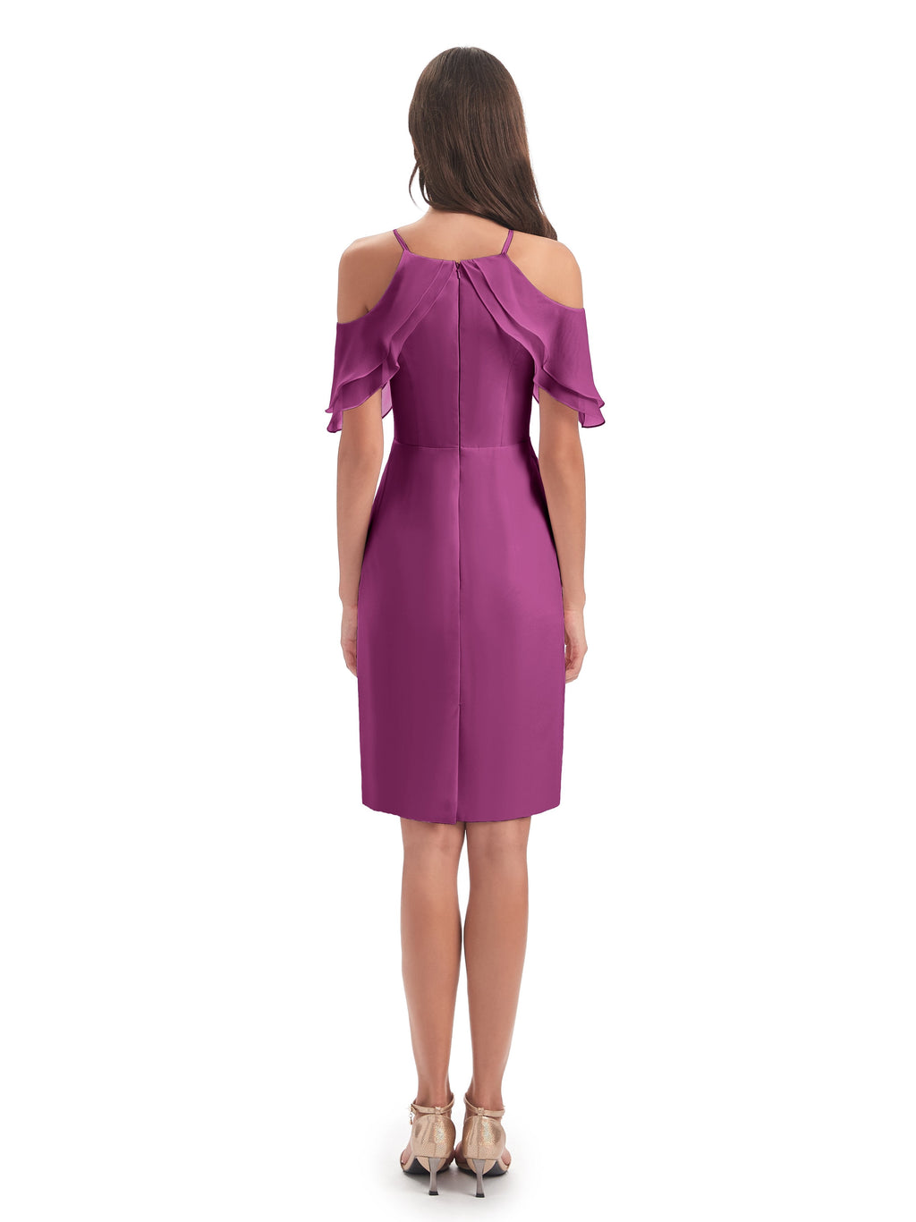 Aranza Off The Shoulder Knee Length Bridesmaid Dresses