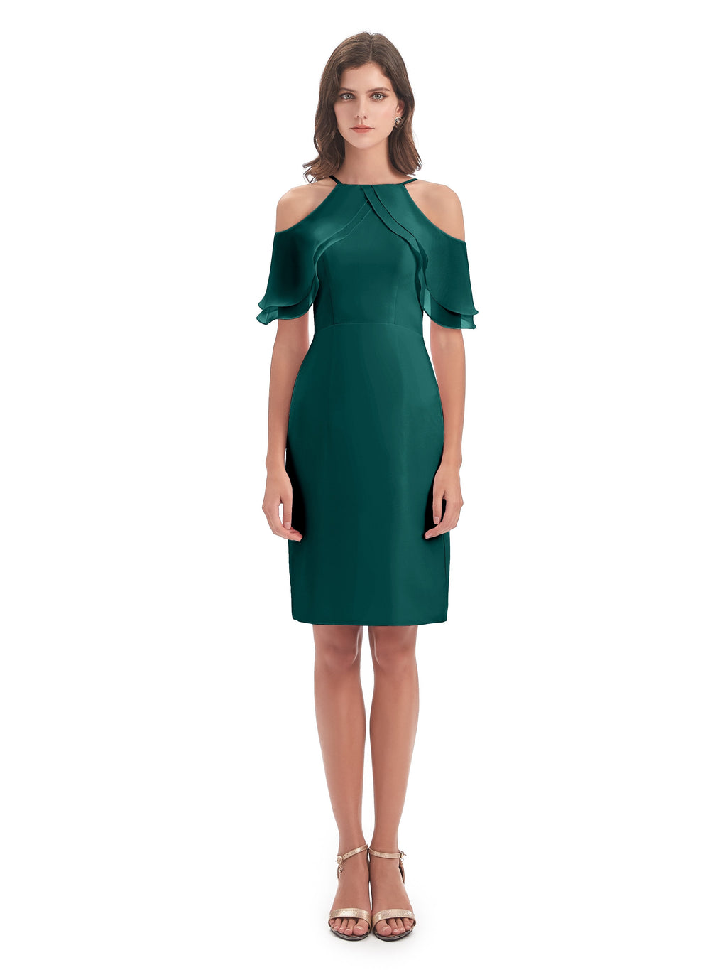 Aranza Off The Shoulder Knee Length Bridesmaid Dresses