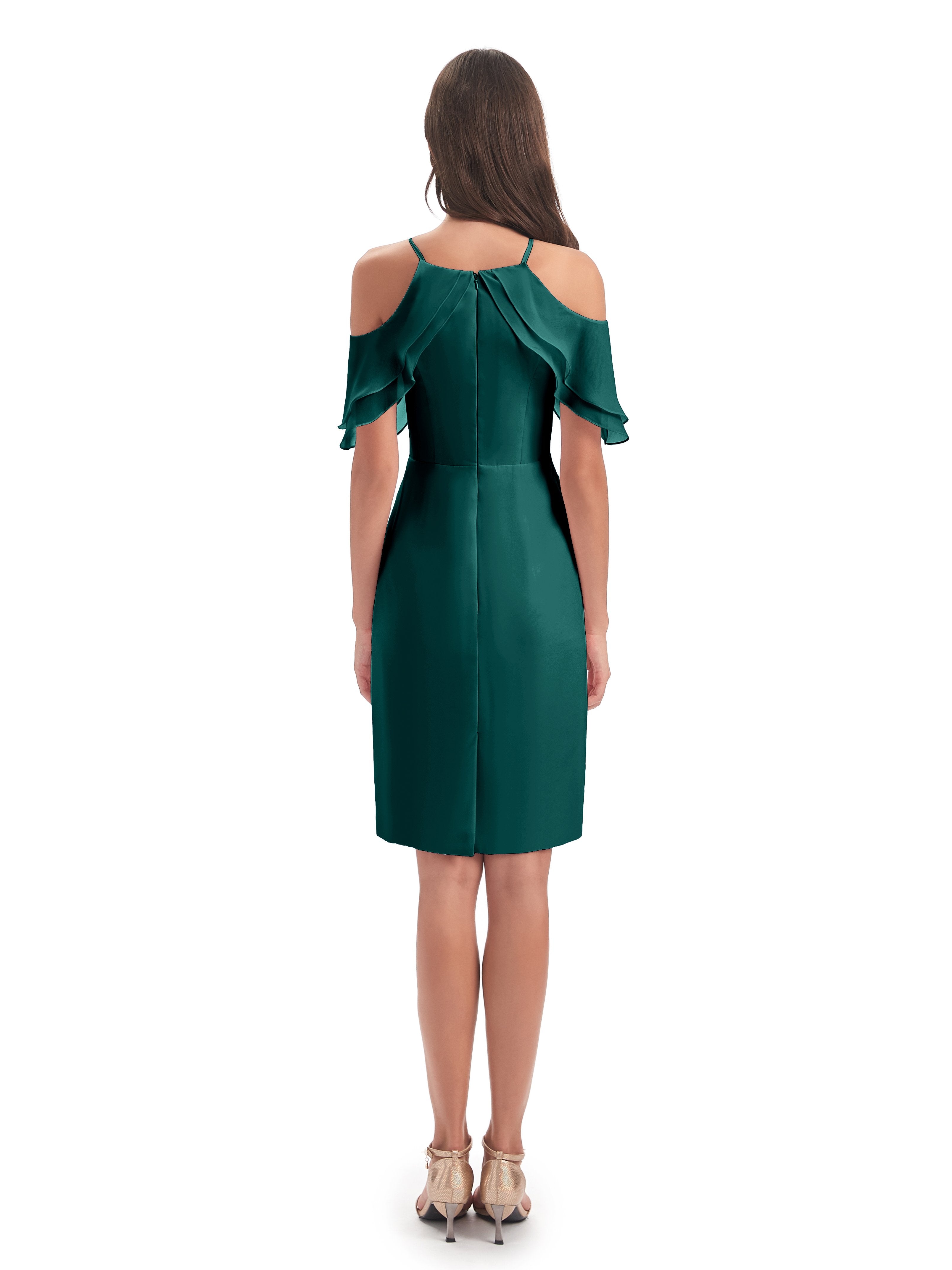 Aranza Off The Shoulder Knee Length Bridesmaid Dresses