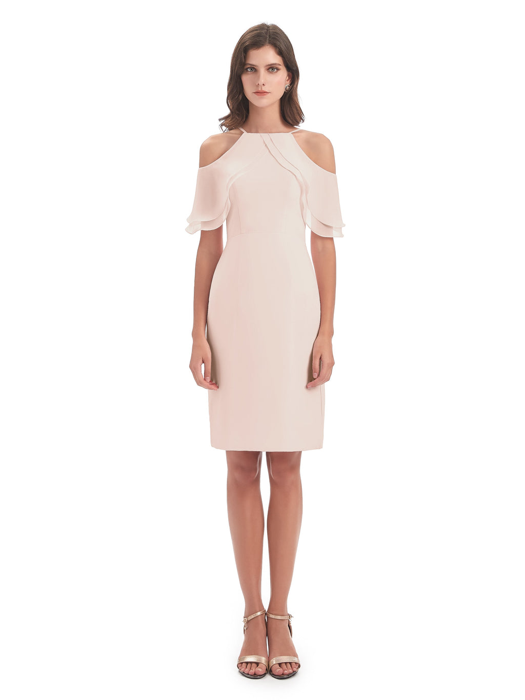 Aranza Off The Shoulder Knee Length Bridesmaid Dresses