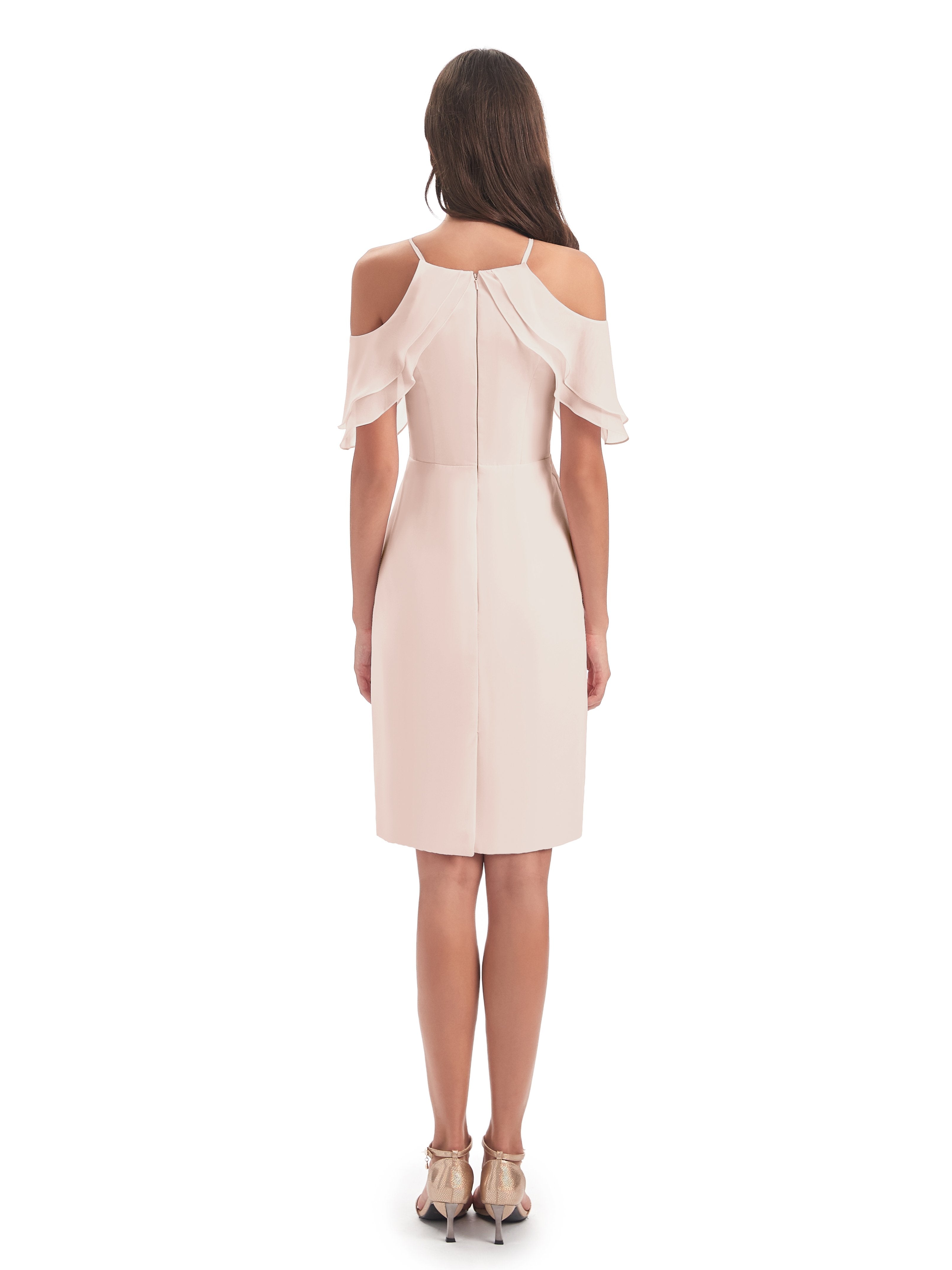 Aranza Off The Shoulder Knee Length Bridesmaid Dresses