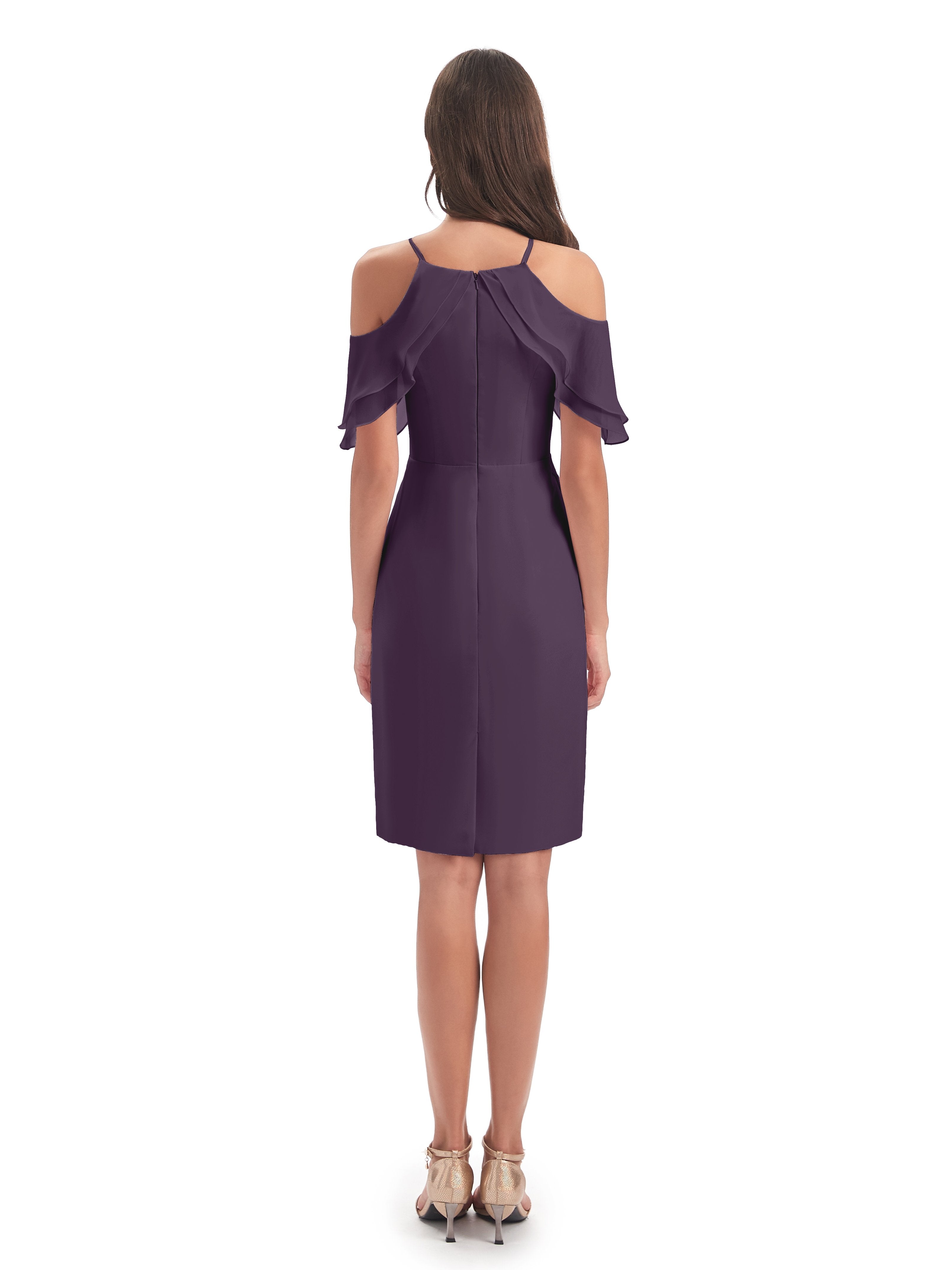 Aranza Off The Shoulder Knee Length Bridesmaid Dresses