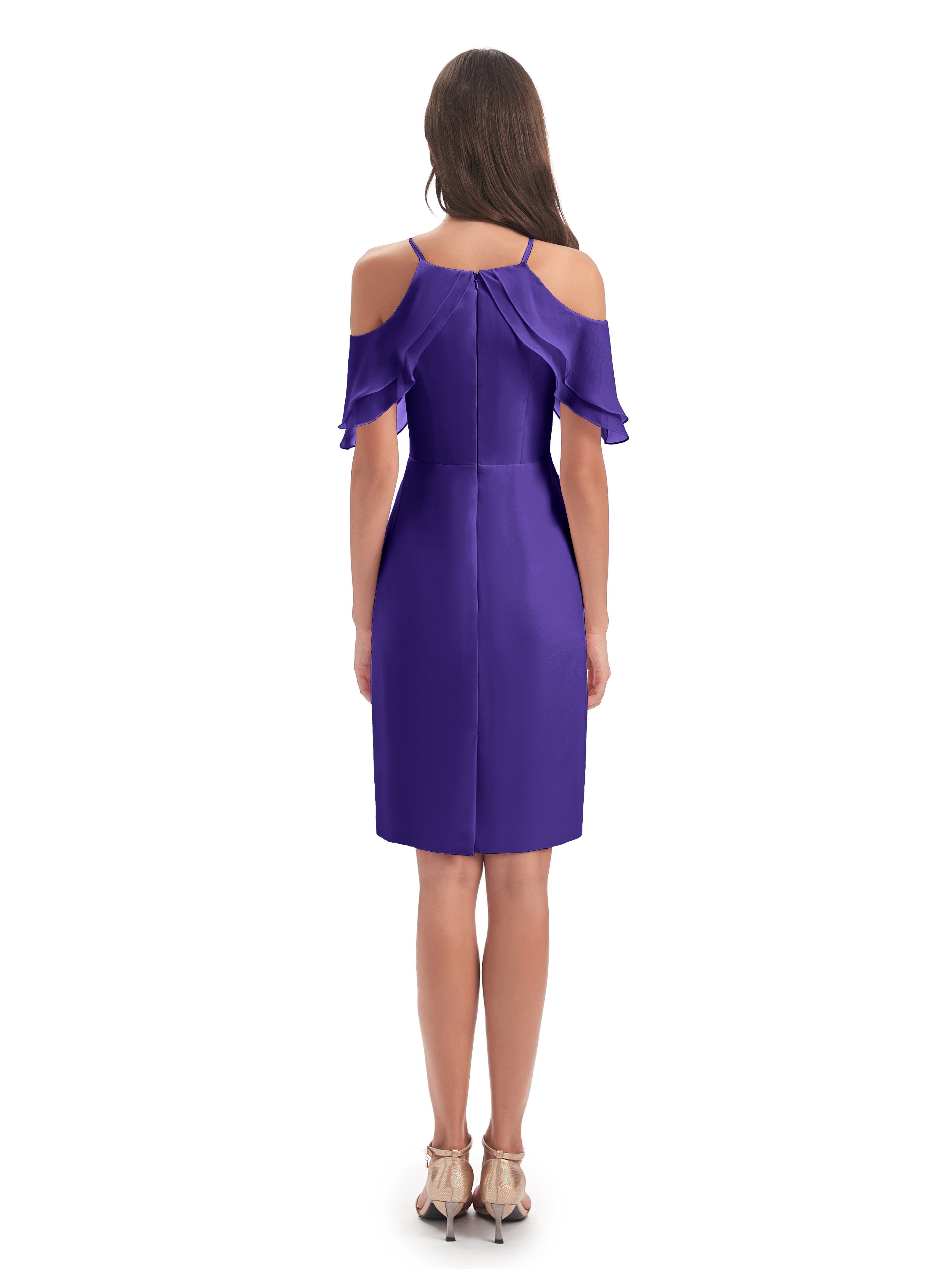Aranza Off The Shoulder Knee Length Bridesmaid Dresses