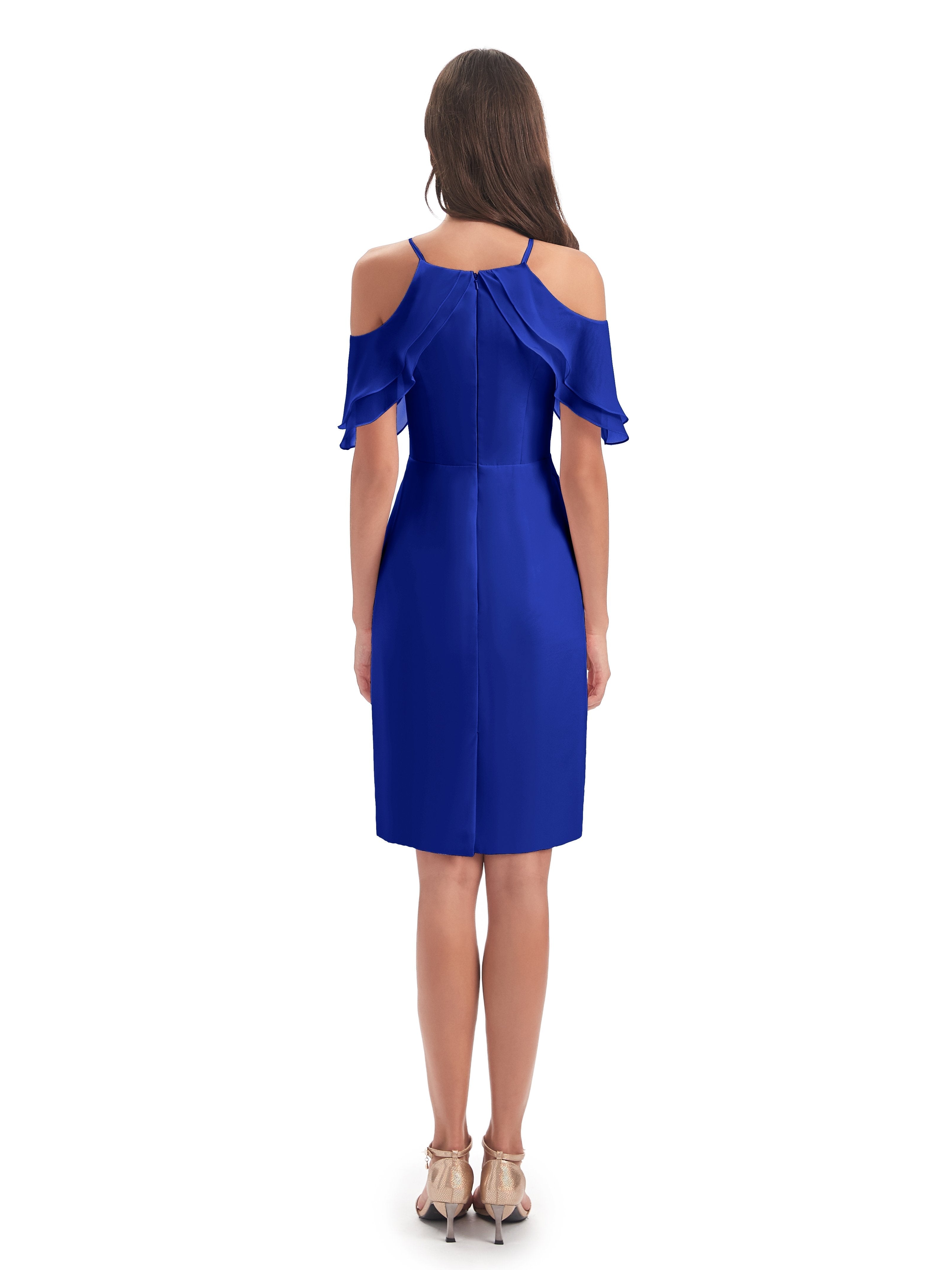 Aranza Off The Shoulder Knee Length Bridesmaid Dresses