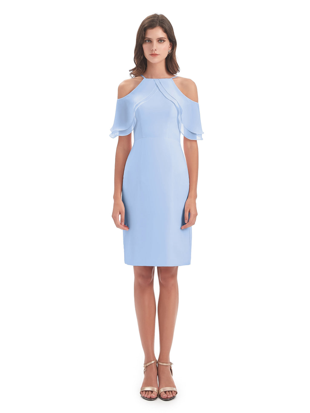 Aranza Off The Shoulder Knee Length Bridesmaid Dresses