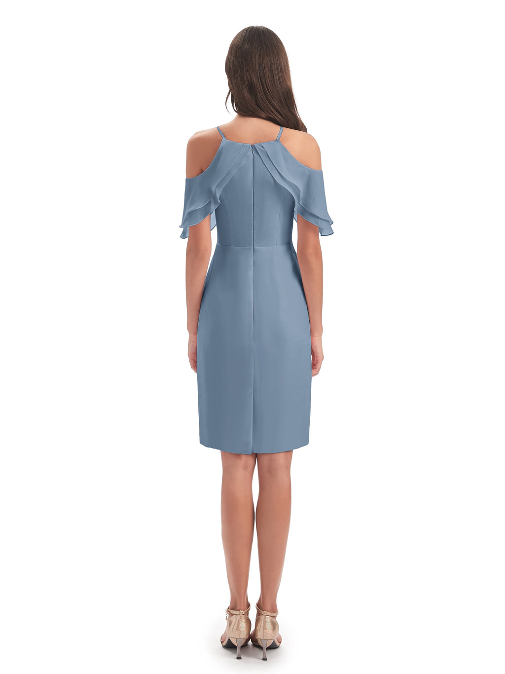 Aranza Off The Shoulder Knee Length Bridesmaid Dresses