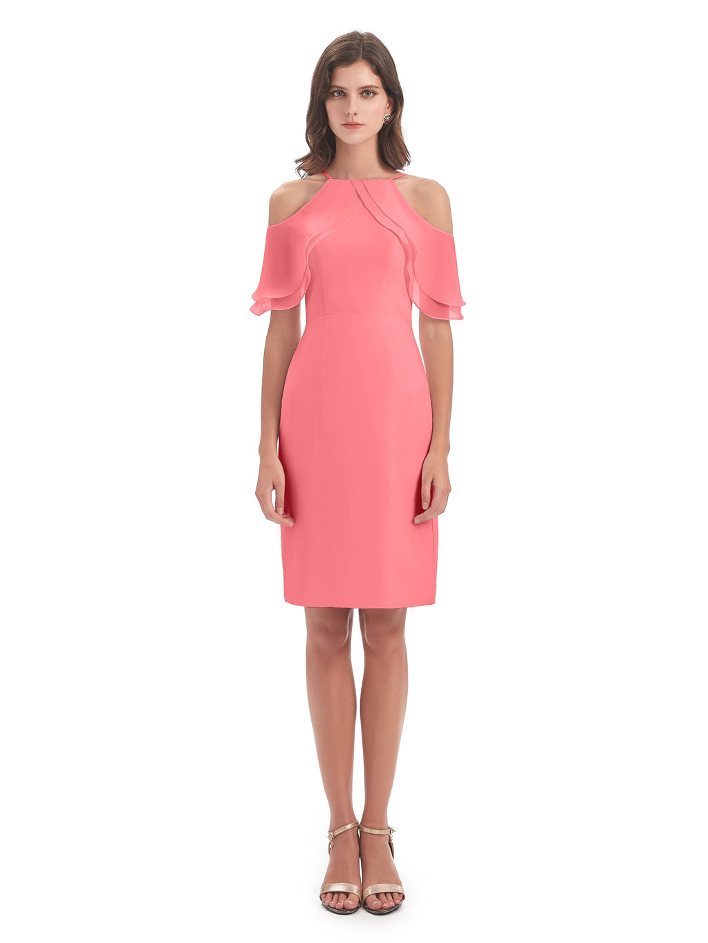 Aranza Off The Shoulder Knee Length Bridesmaid Dresses