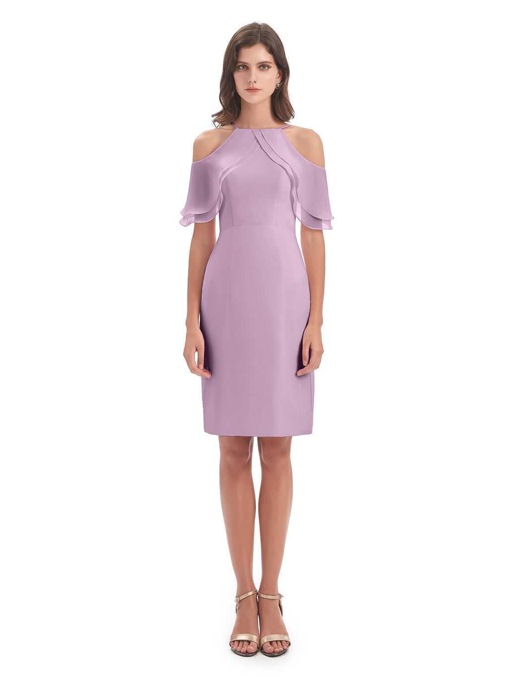 Aranza Off The Shoulder Knee Length Bridesmaid Dresses