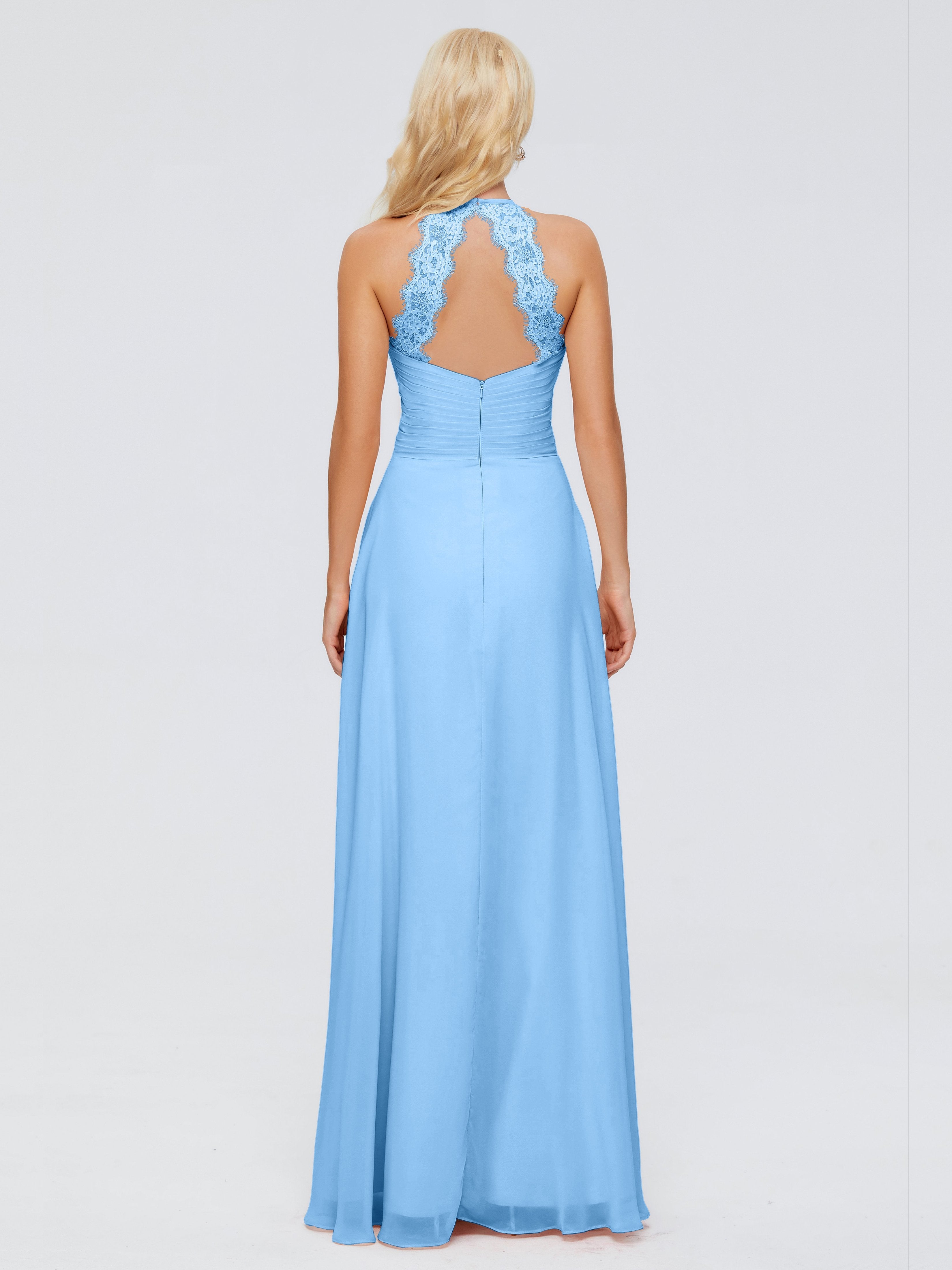 Arya Halter Chiffon Bridesmaid Dresses