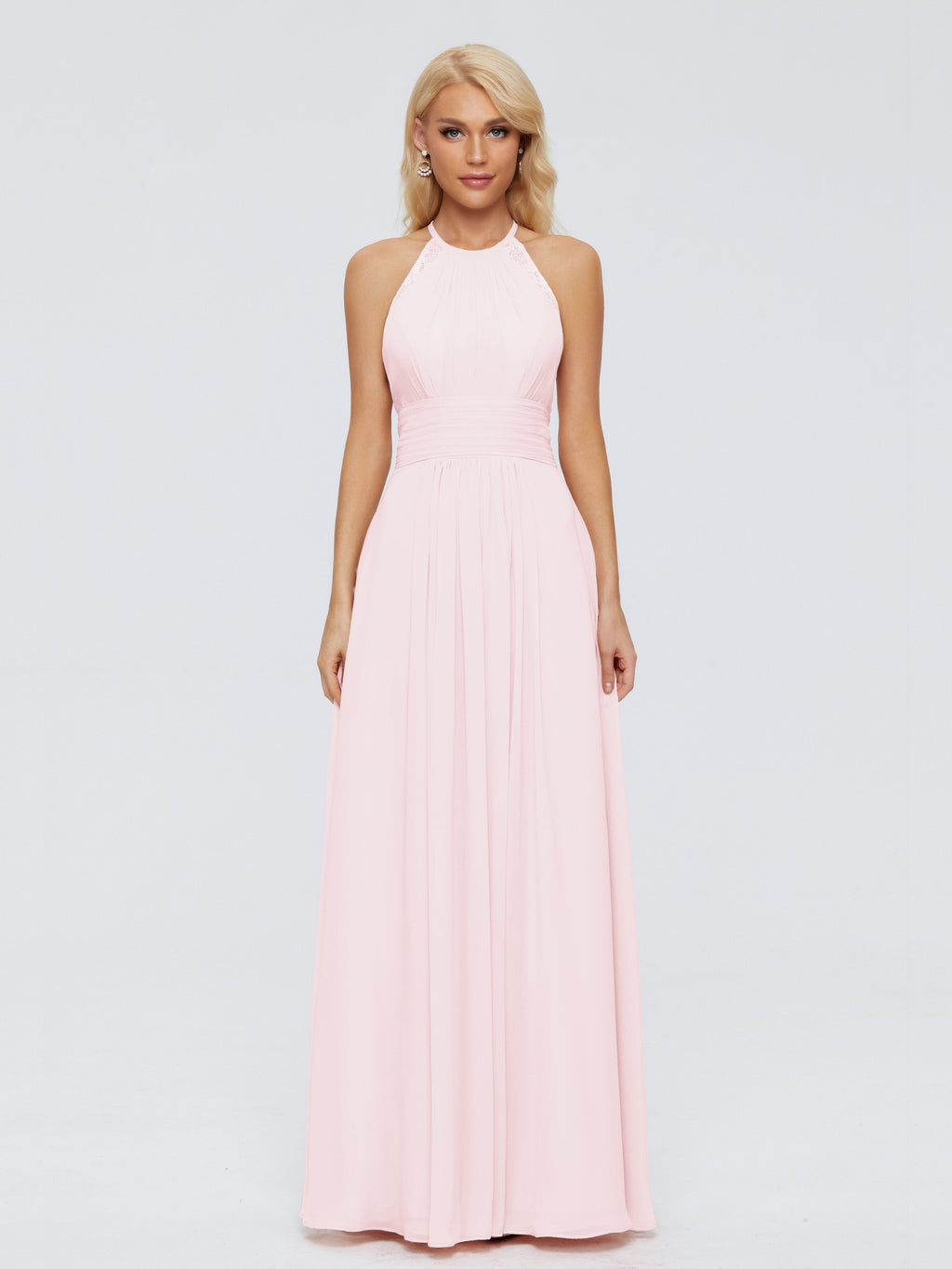 Arya Halter Chiffon Bridesmaid Dresses
