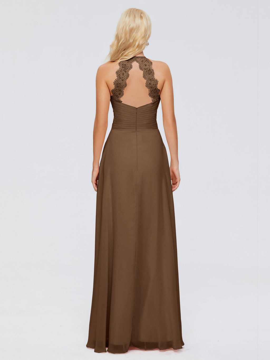 Arya Halter Chiffon Bridesmaid Dresses