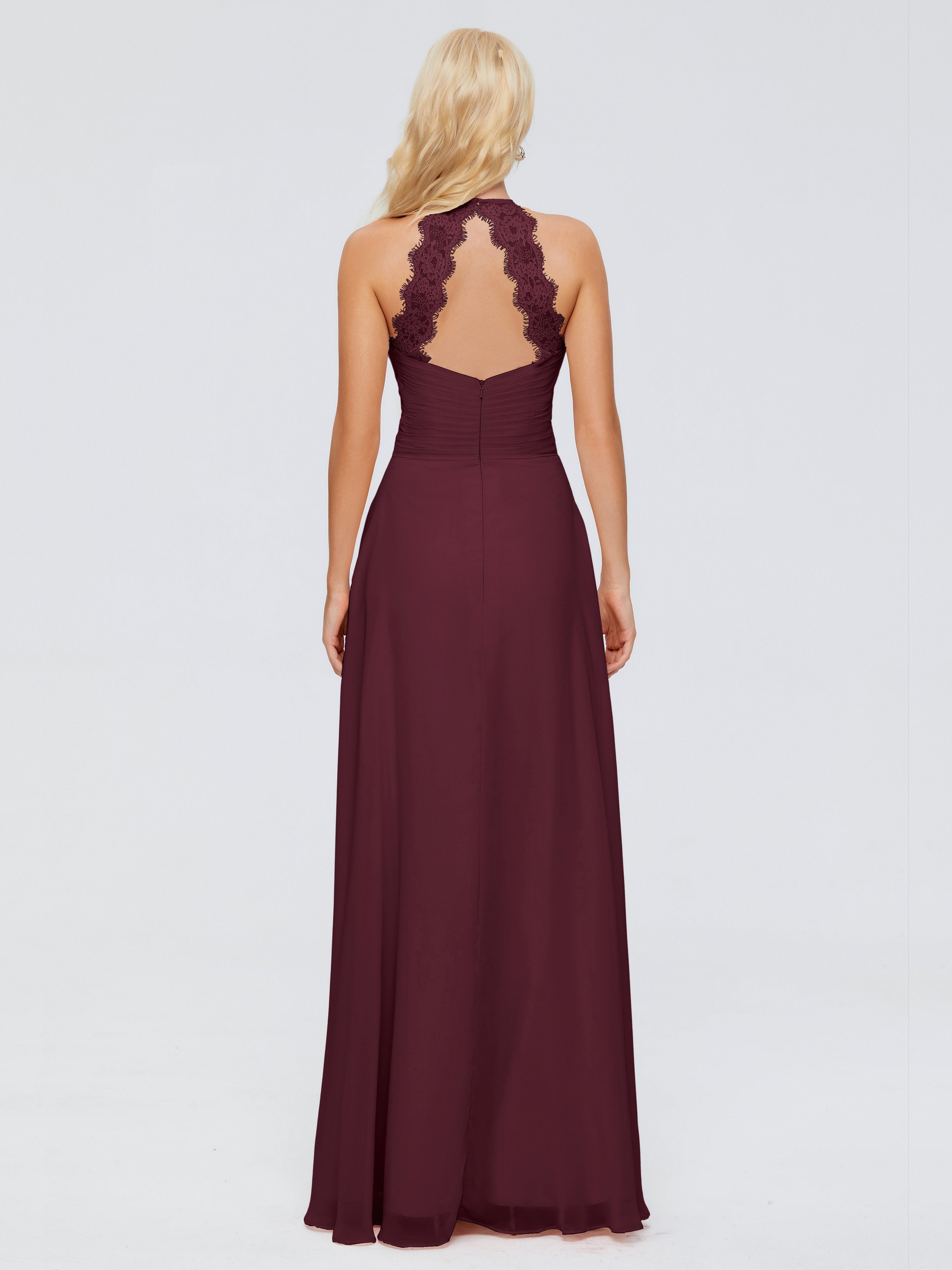 Arya Halter Chiffon Bridesmaid Dresses