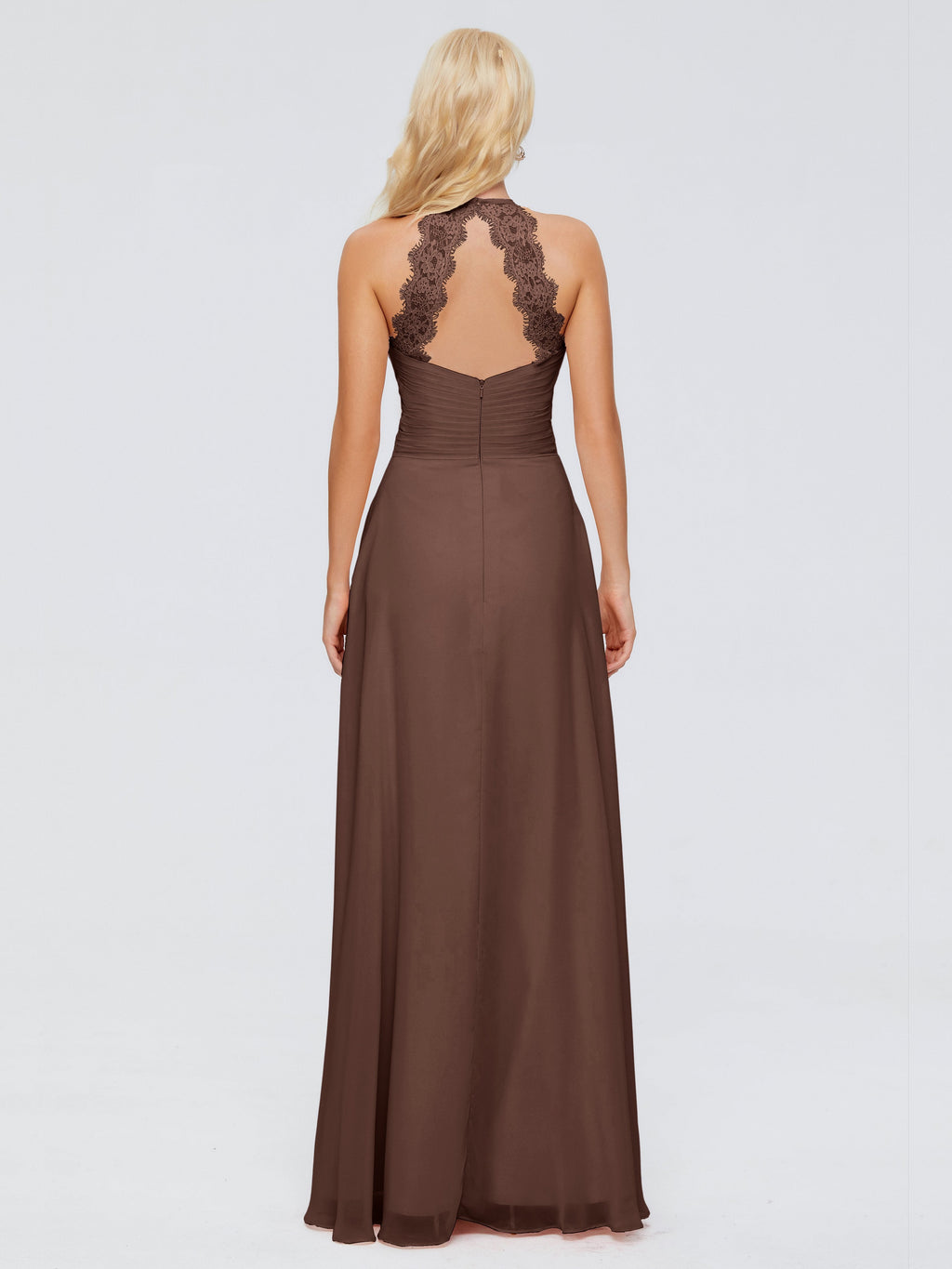 Arya Halter Chiffon Bridesmaid Dresses