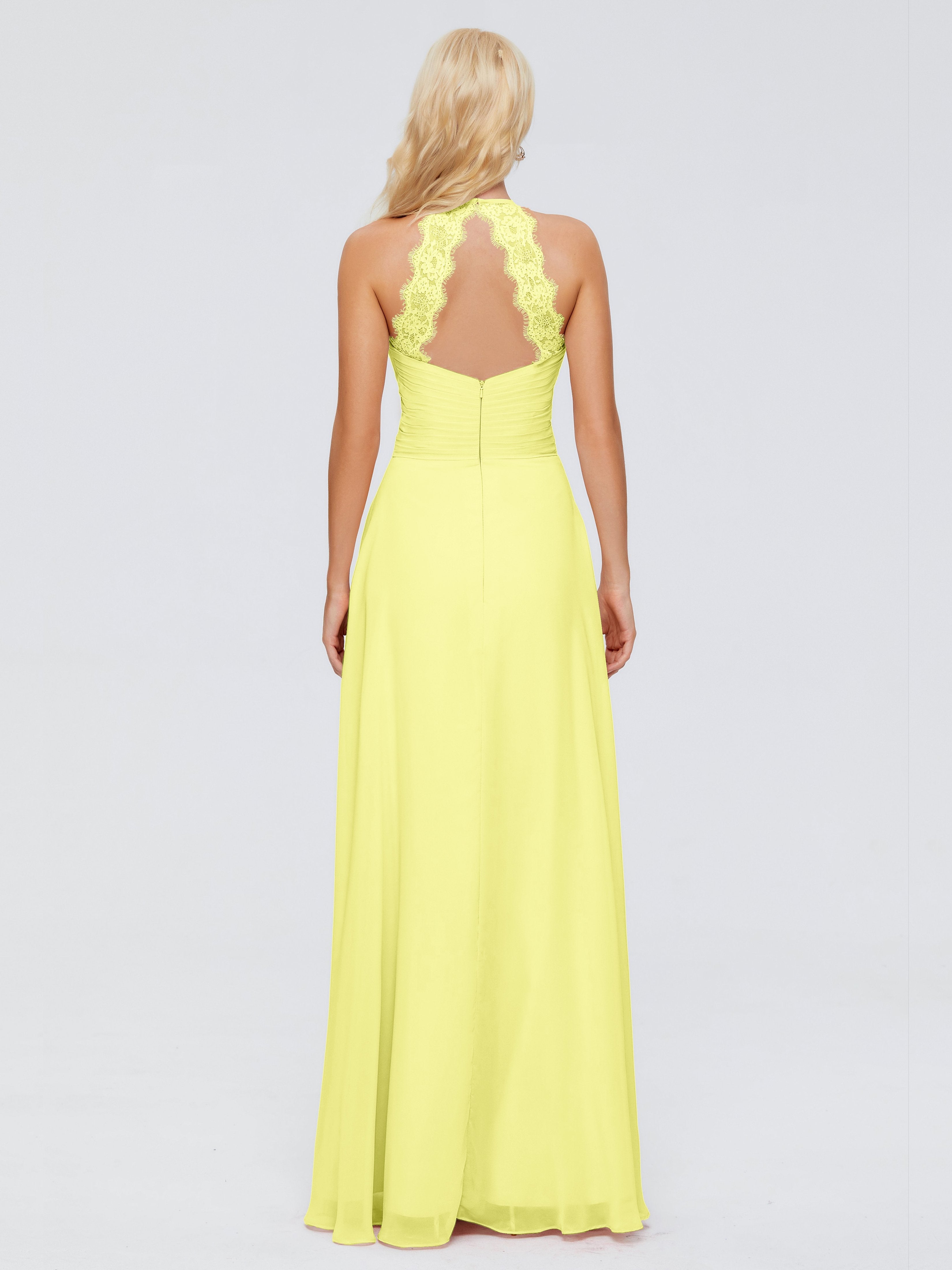 Arya Halter Chiffon Bridesmaid Dresses