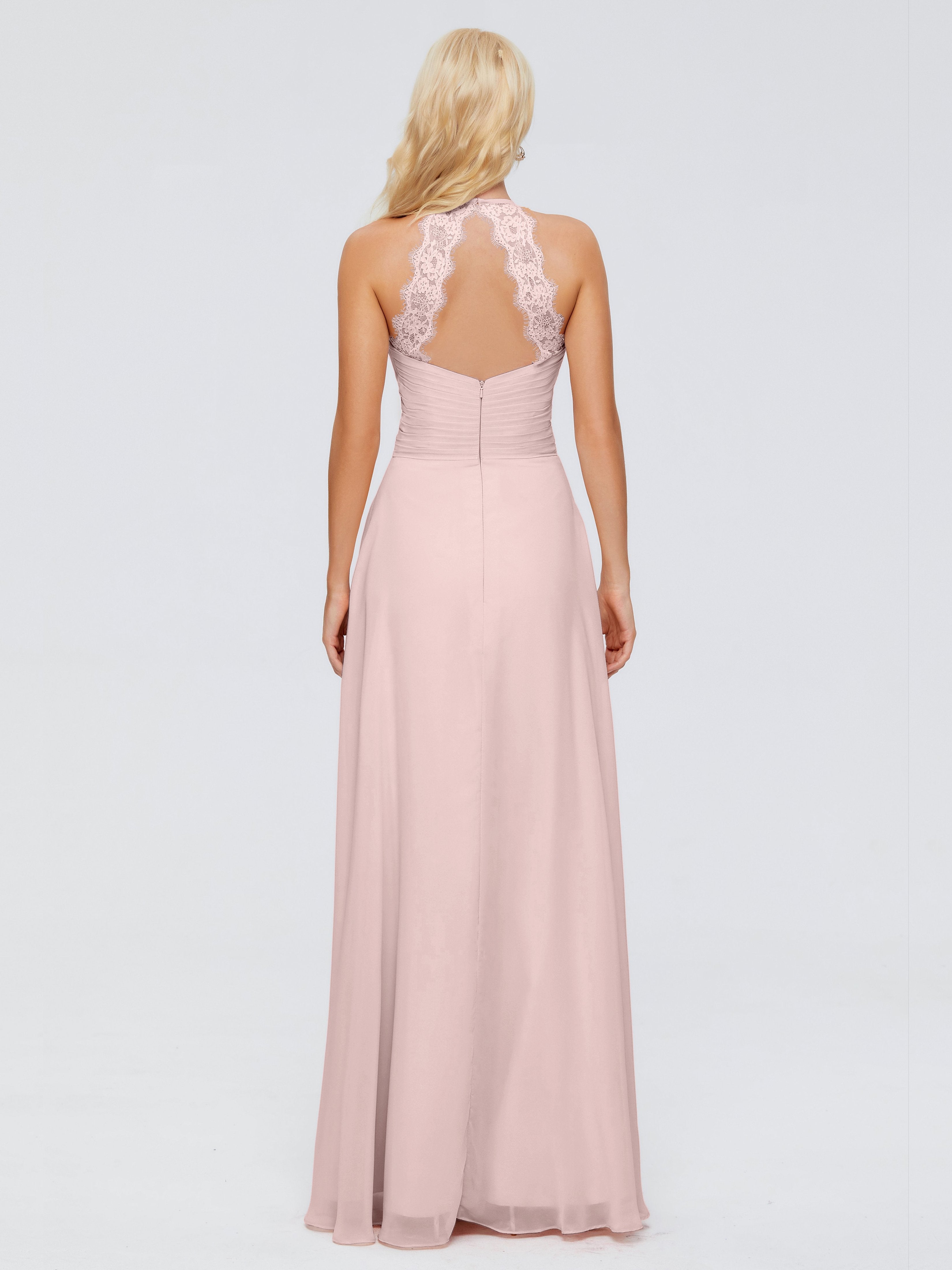 Arya Halter Chiffon Bridesmaid Dresses