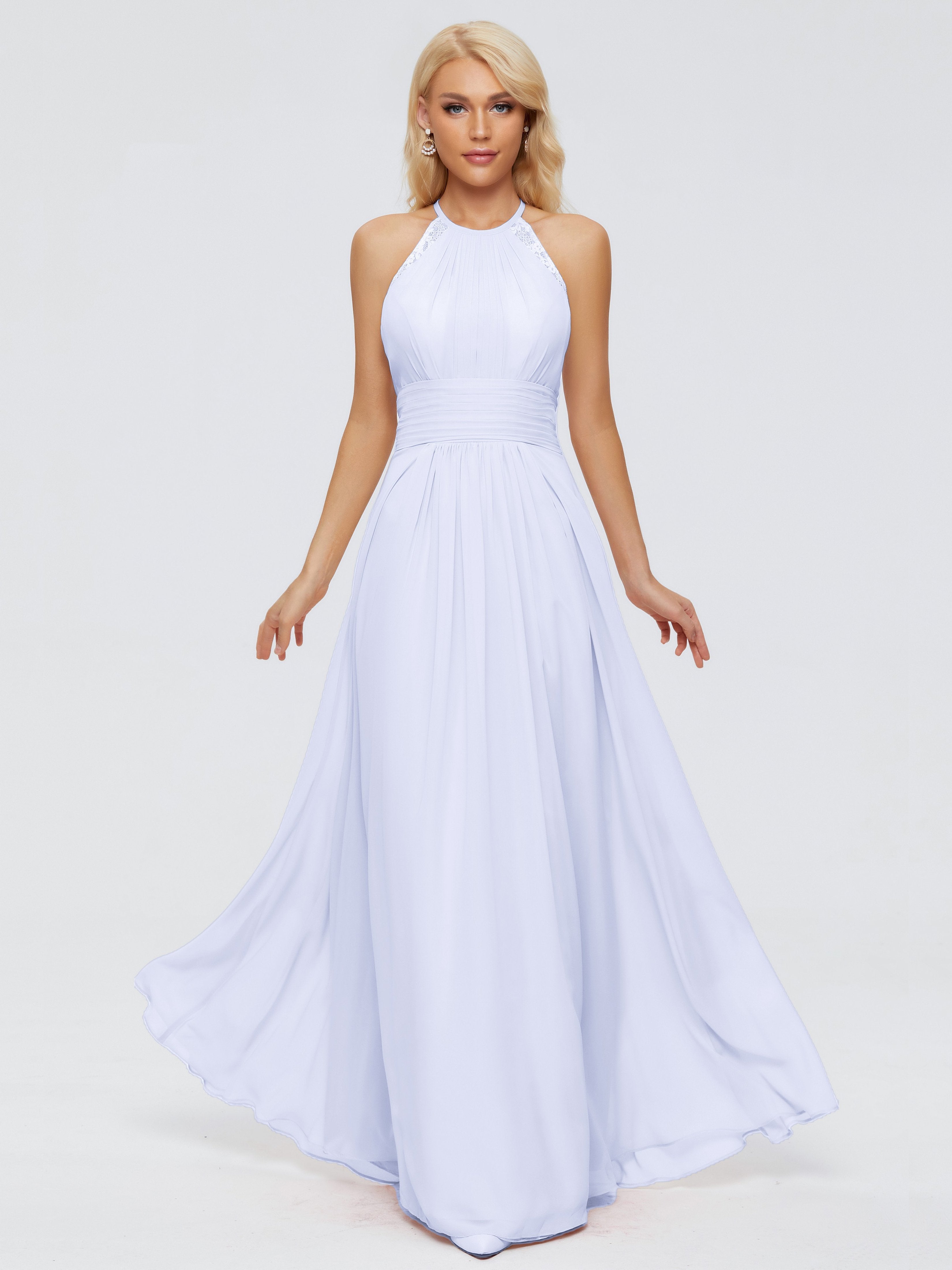 Arya Halter Chiffon Bridesmaid Dresses