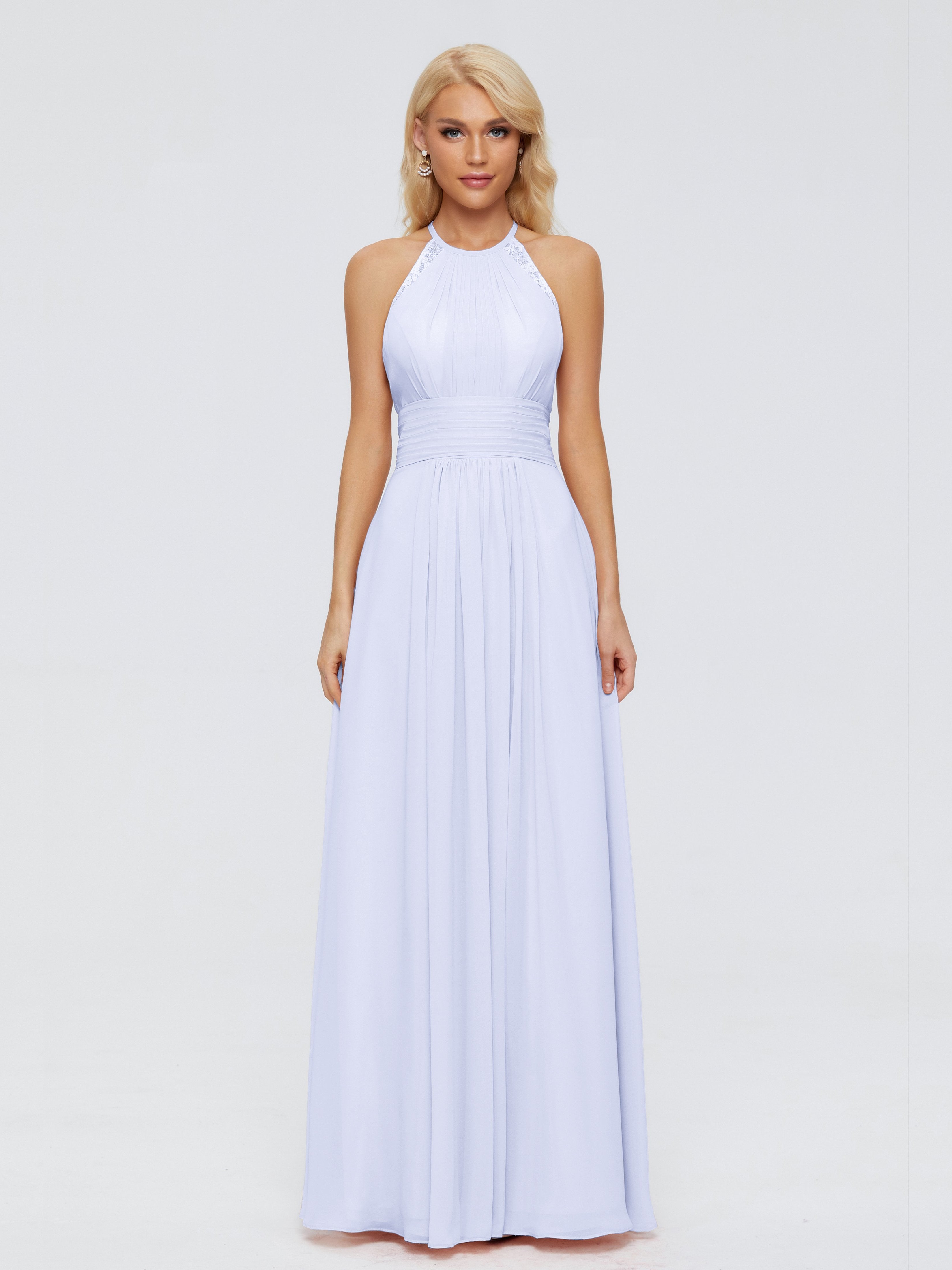 Arya Halter Chiffon Bridesmaid Dresses