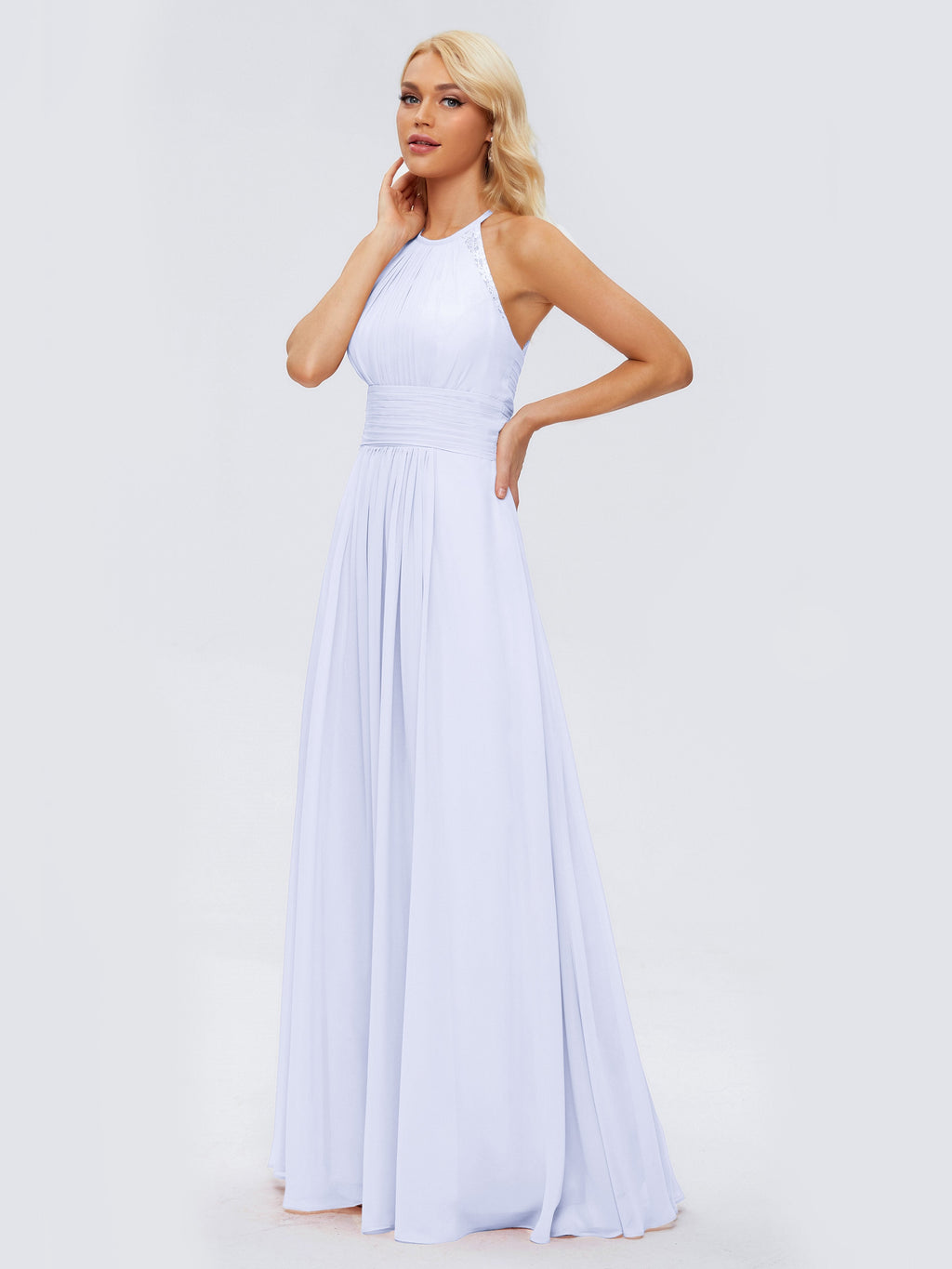 Arya Halter Chiffon Bridesmaid Dresses