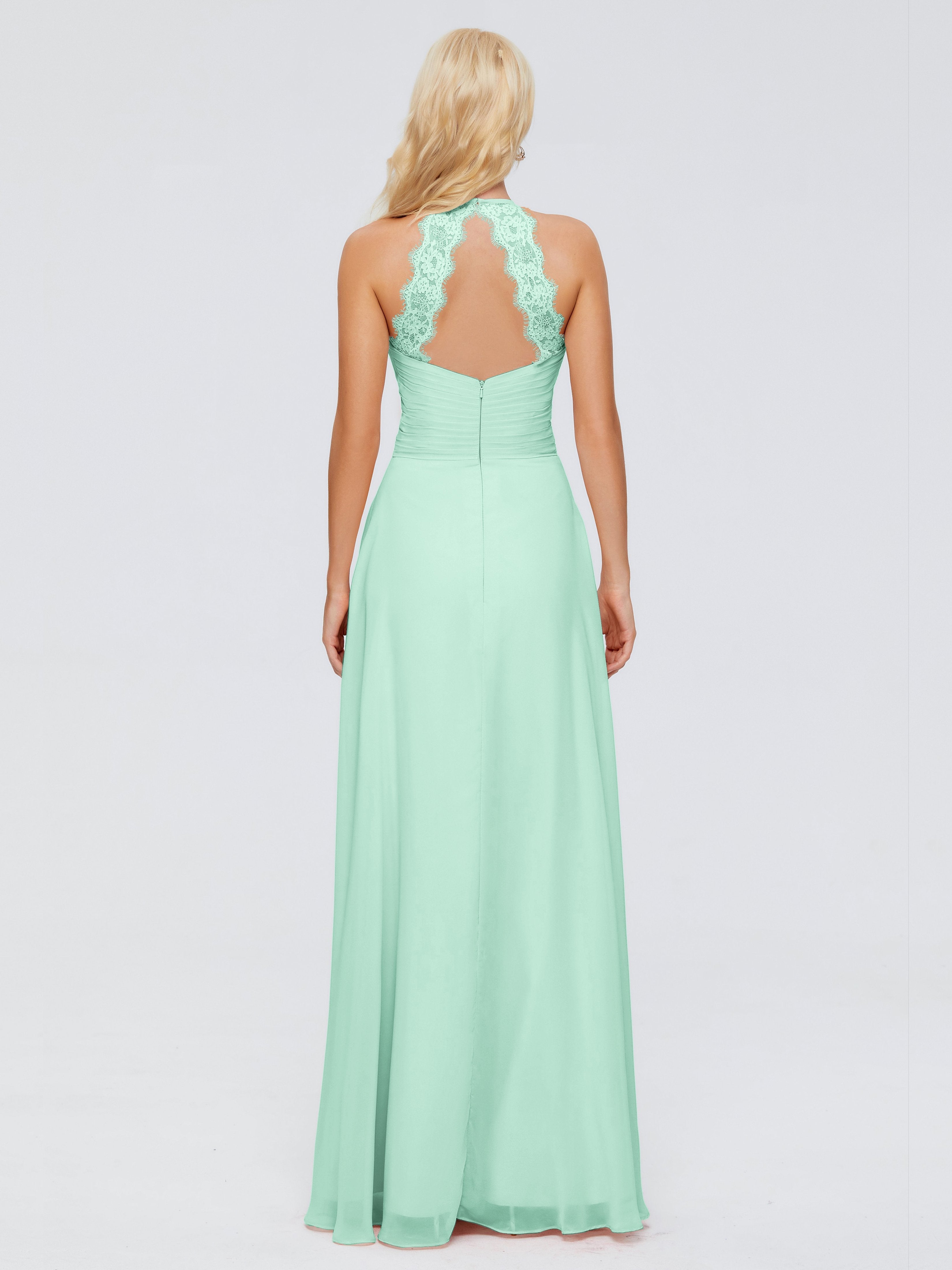 Arya Halter Chiffon Bridesmaid Dresses