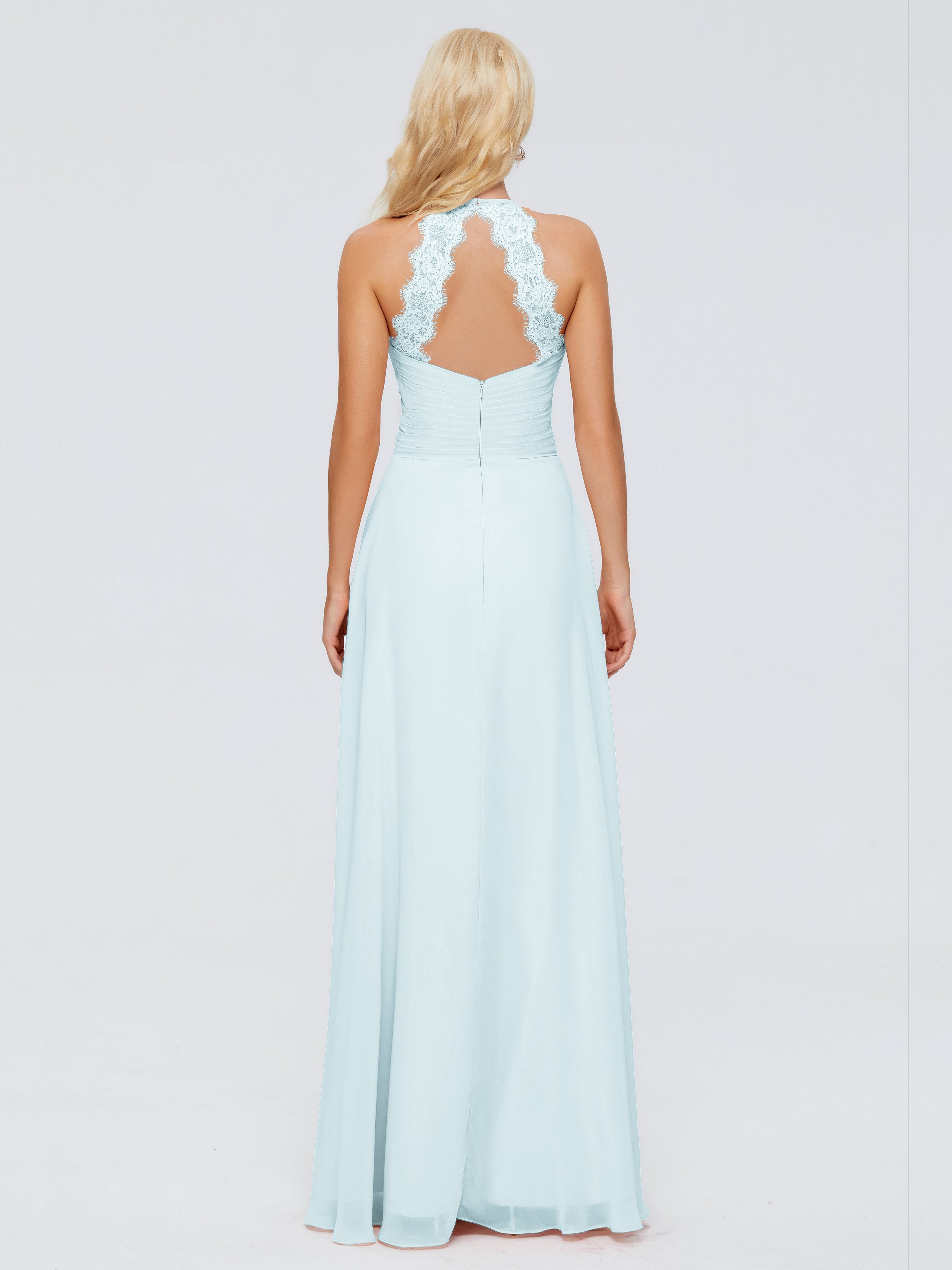 Arya Halter Chiffon Bridesmaid Dresses