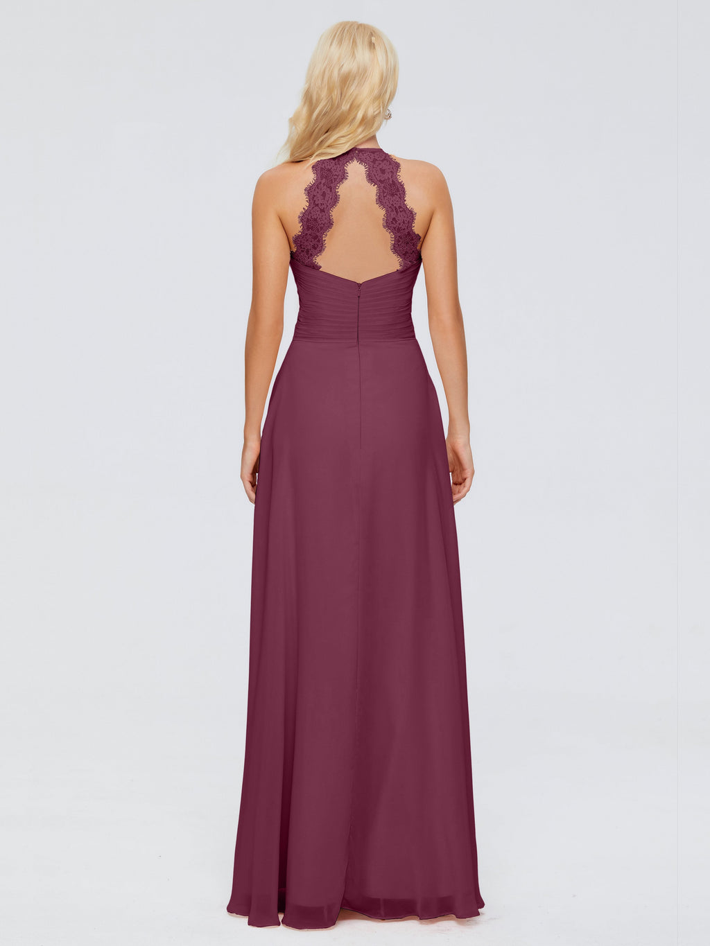 Arya Halter Chiffon Bridesmaid Dresses