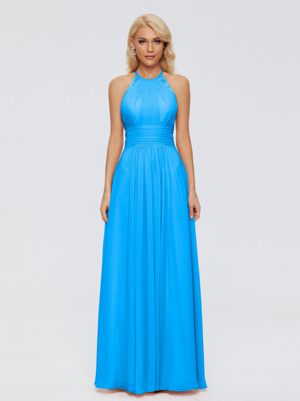 Arya Halter Chiffon Bridesmaid Dresses