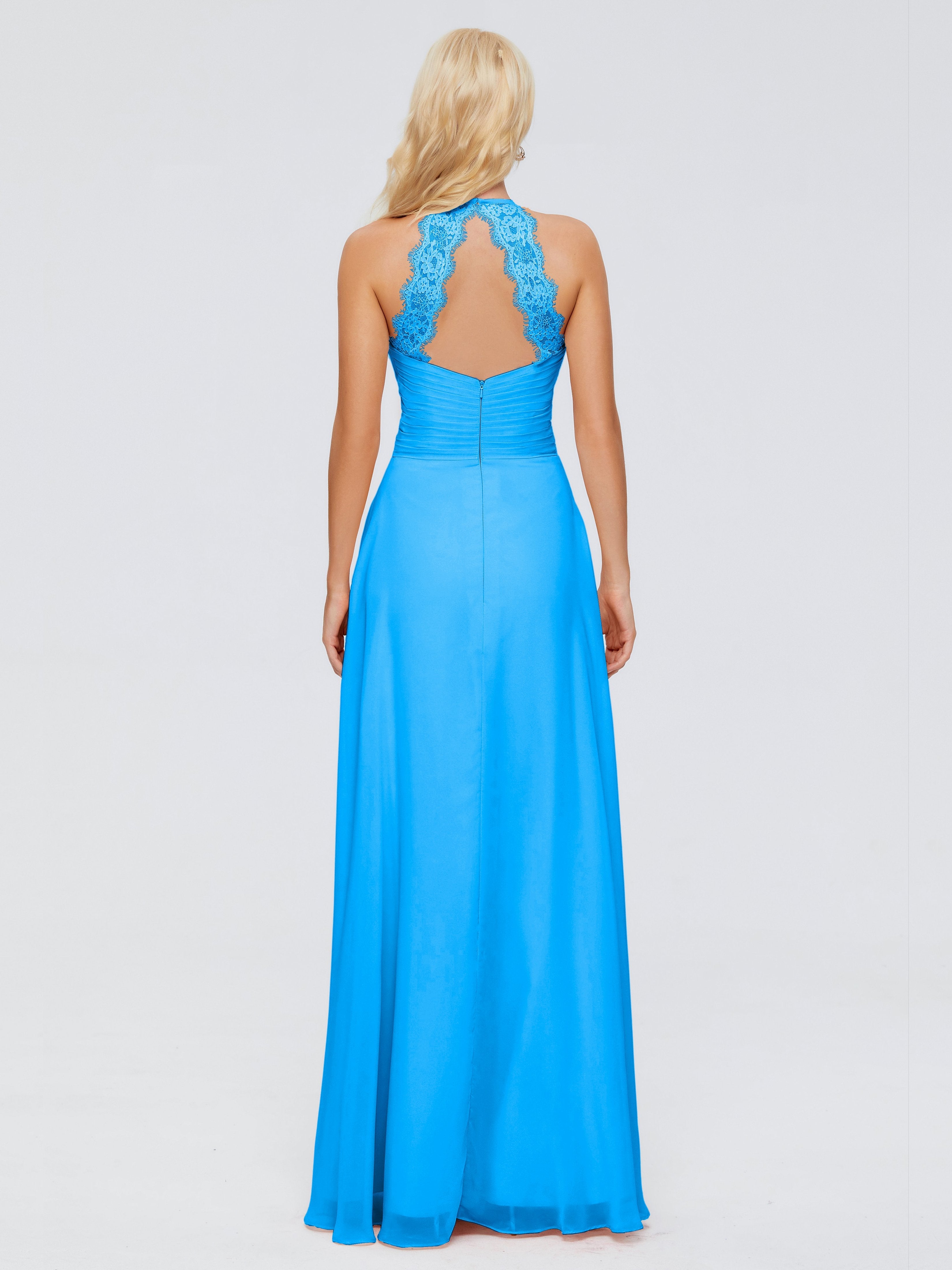 Arya Halter Chiffon Bridesmaid Dresses