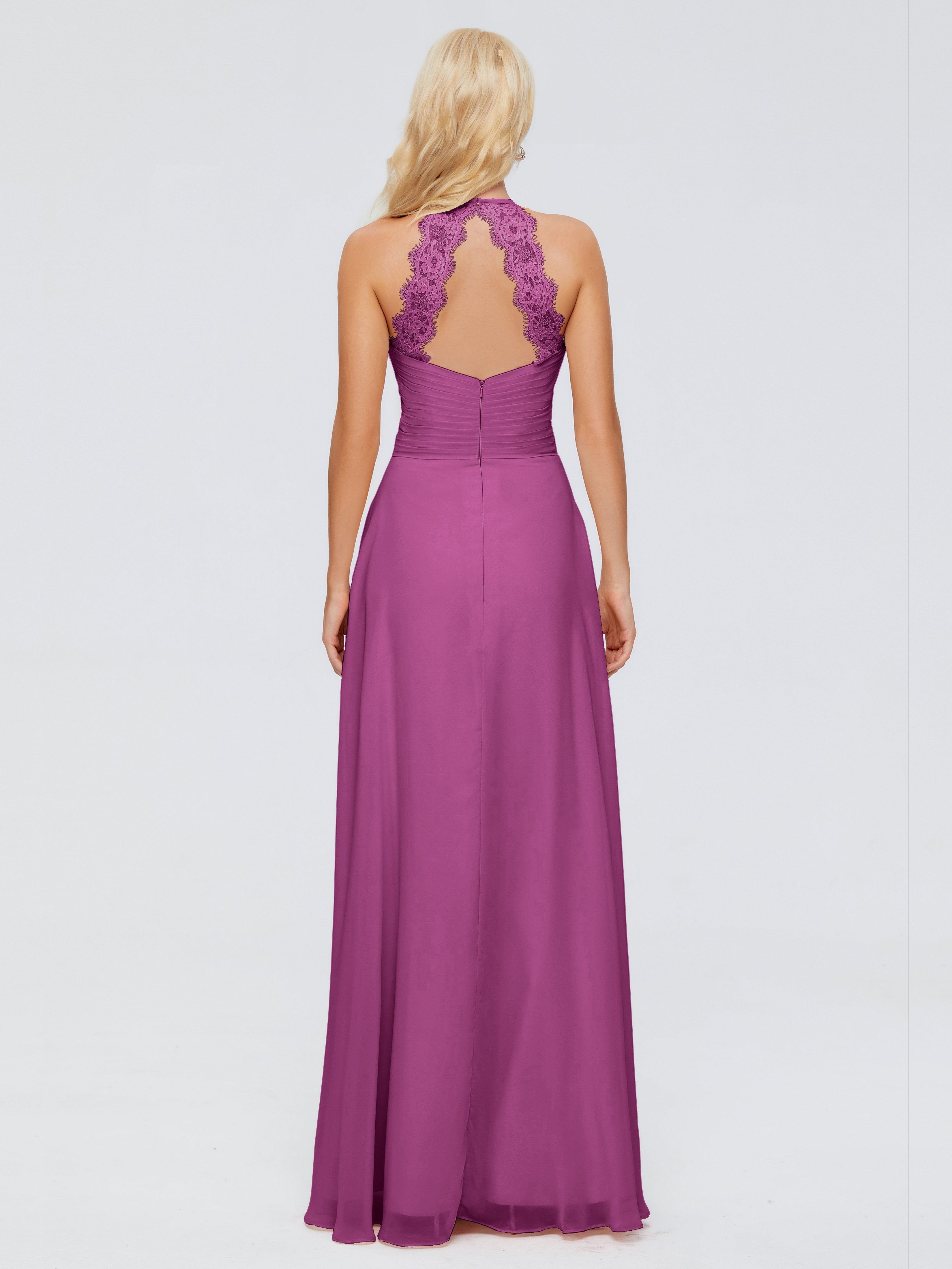 Arya Halter Chiffon Bridesmaid Dresses