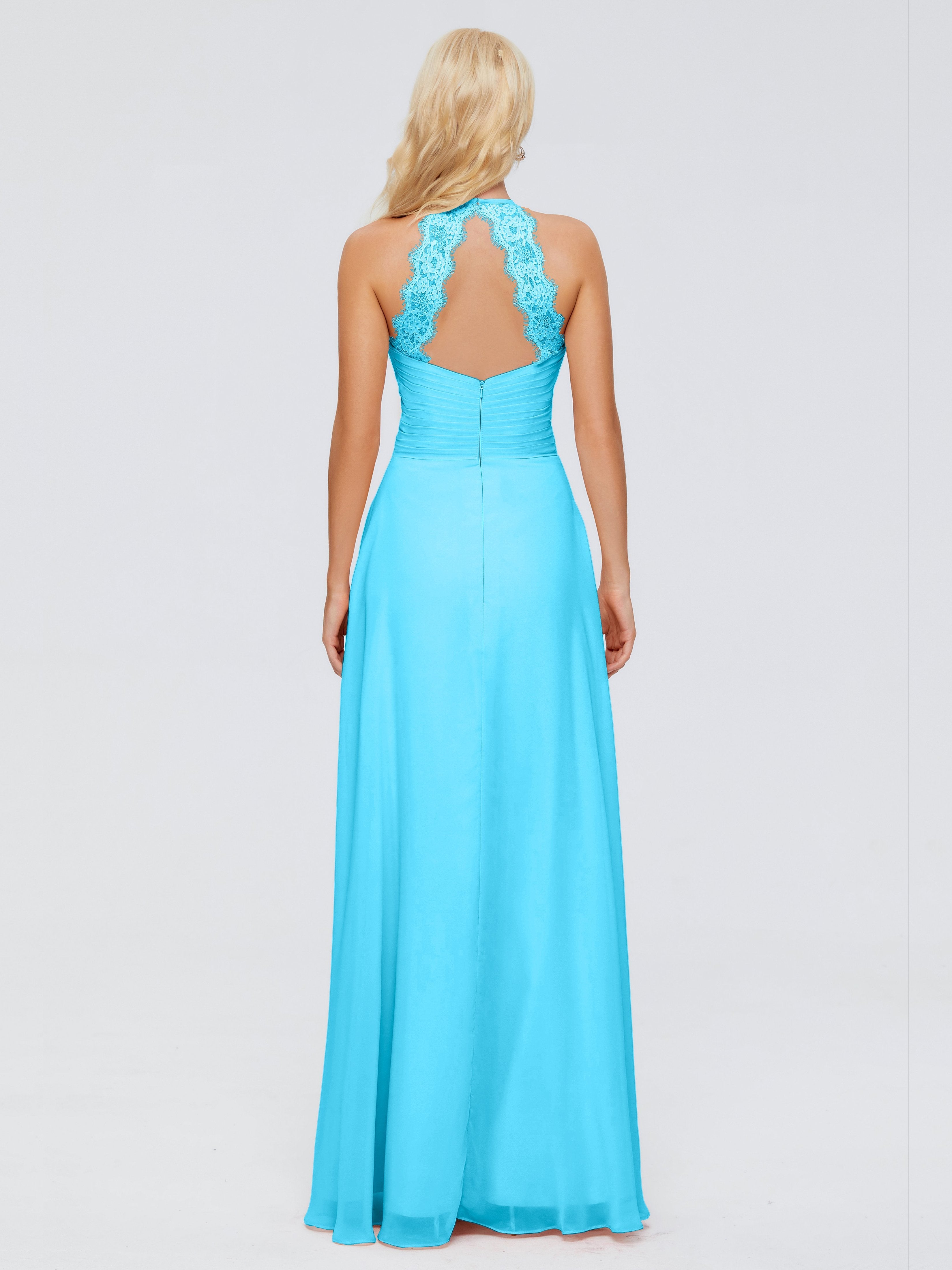 Arya Halter Chiffon Bridesmaid Dresses