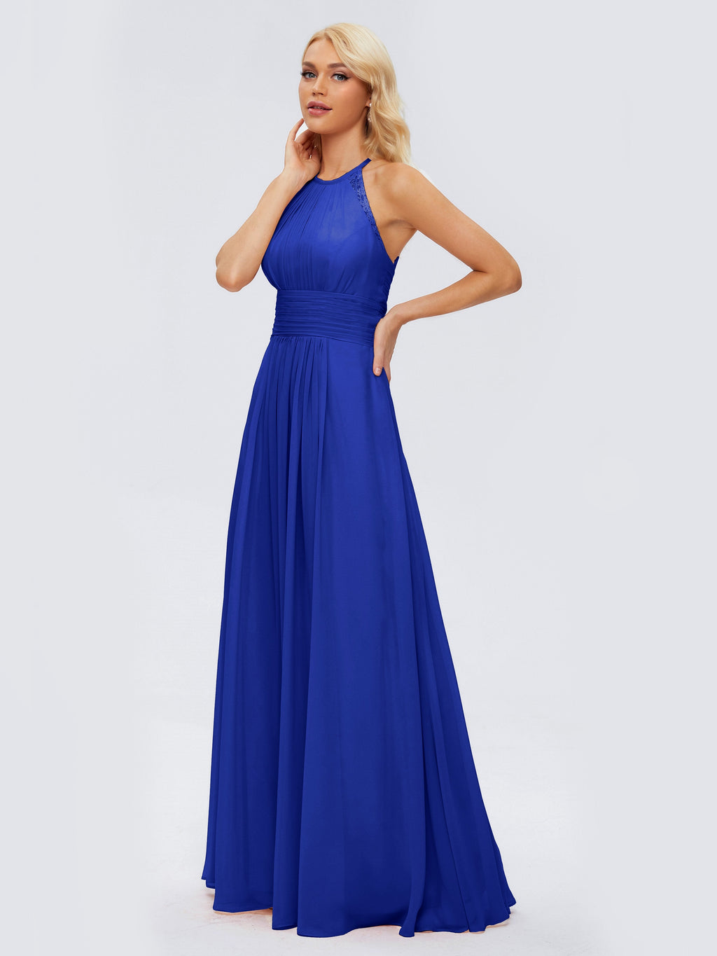 Arya Halter Chiffon Bridesmaid Dresses