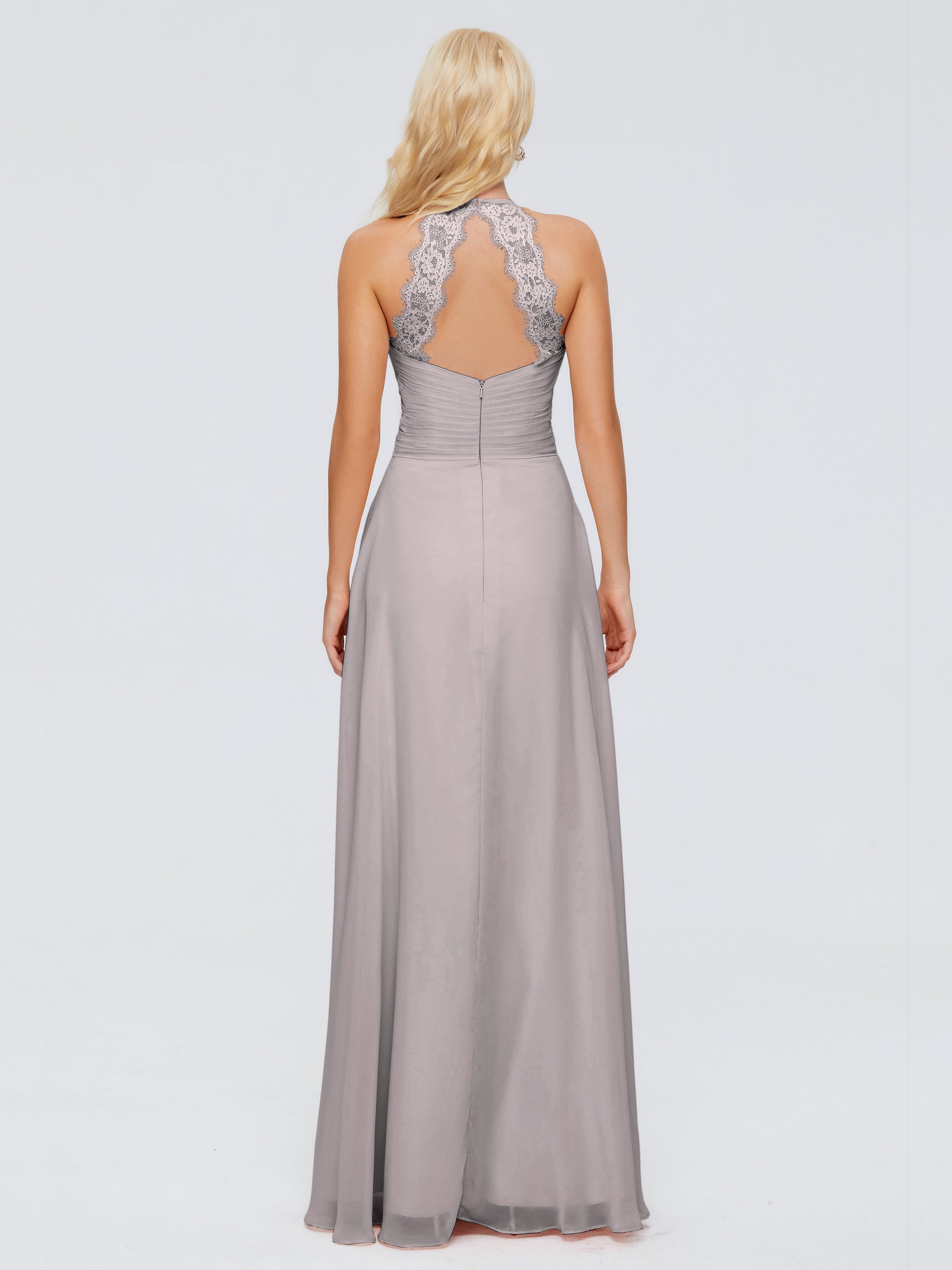 Arya Halter Chiffon Bridesmaid Dresses